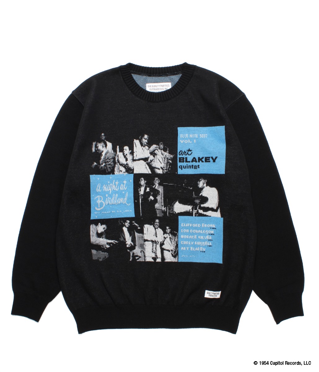 wacko maria ワコマリア blue note ブルーノート ニット セーター BLUENOTE-WM-KN01