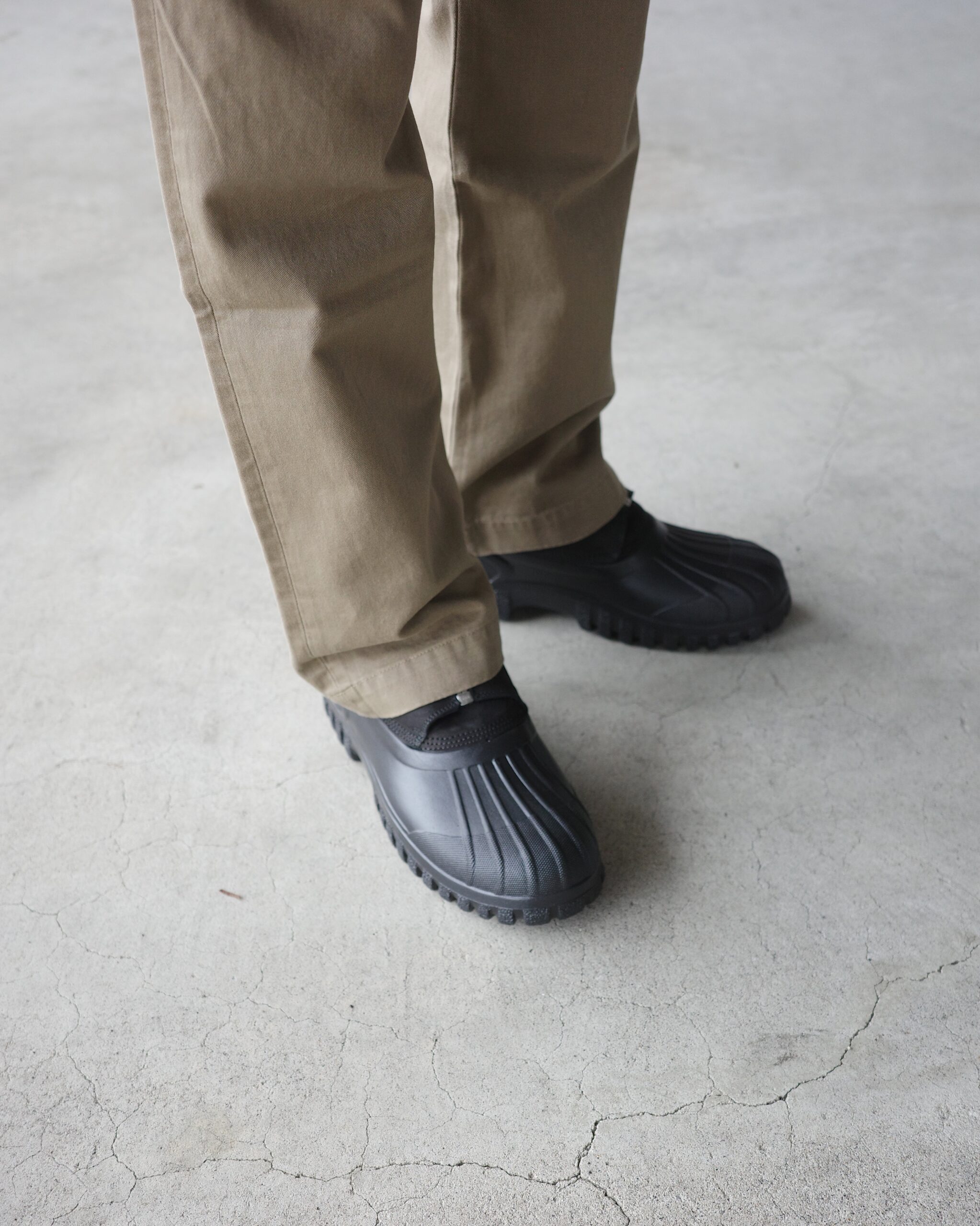 靴 nonnative WORKER ZIP MOUTON DUCK BOOTS nonnative】WORKER ZIP MOUTON DUCK BOOTS COW LEATHER WITH