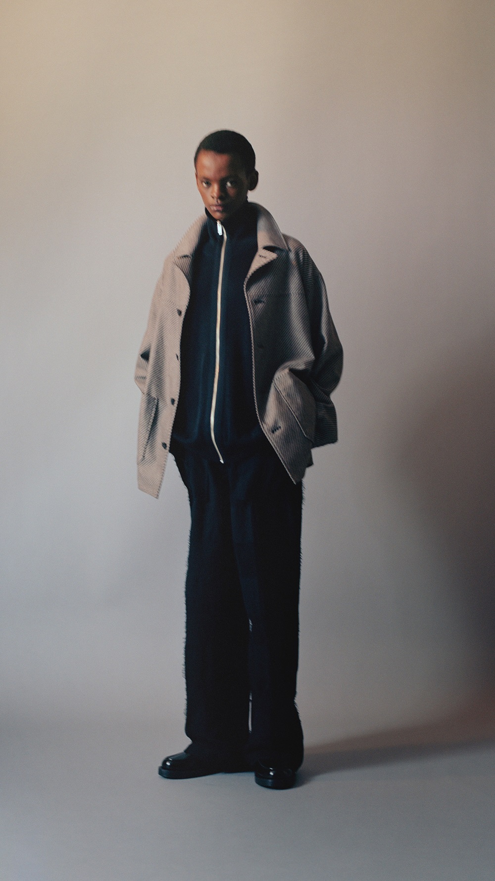 YOKE 19aw PIPING 行か WIDE PARKA 