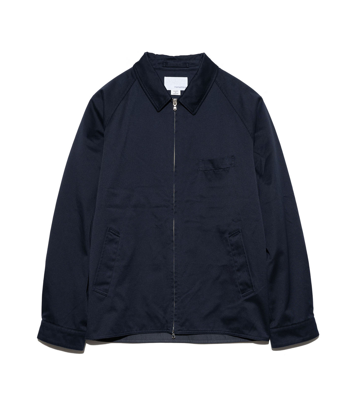 nanamica WINDSTOPPER Chino Crew Jacket (N Navy) SUAF365