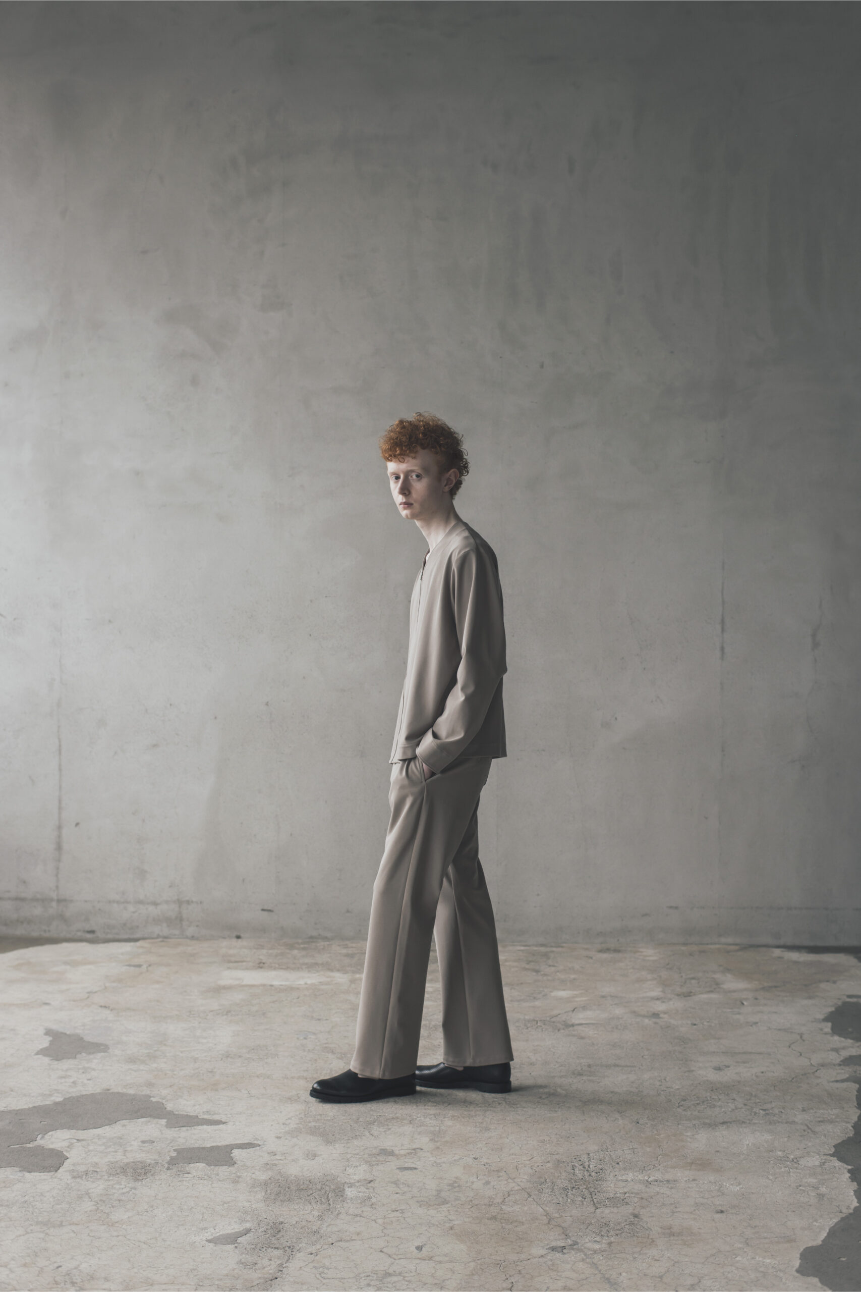 WEWILL ウィーウィル ZIP UP CARDIGAN TRACK PANTS s