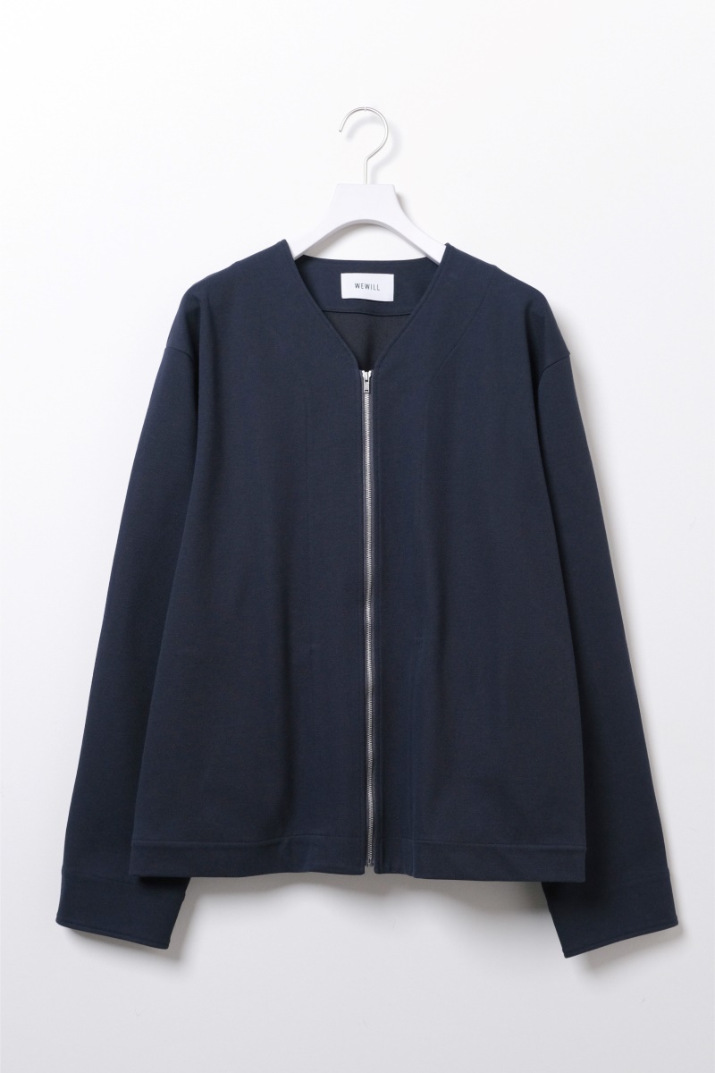 WEWILL ウィーウィル ZIP UP CARDIGAN TRACK PANTS t