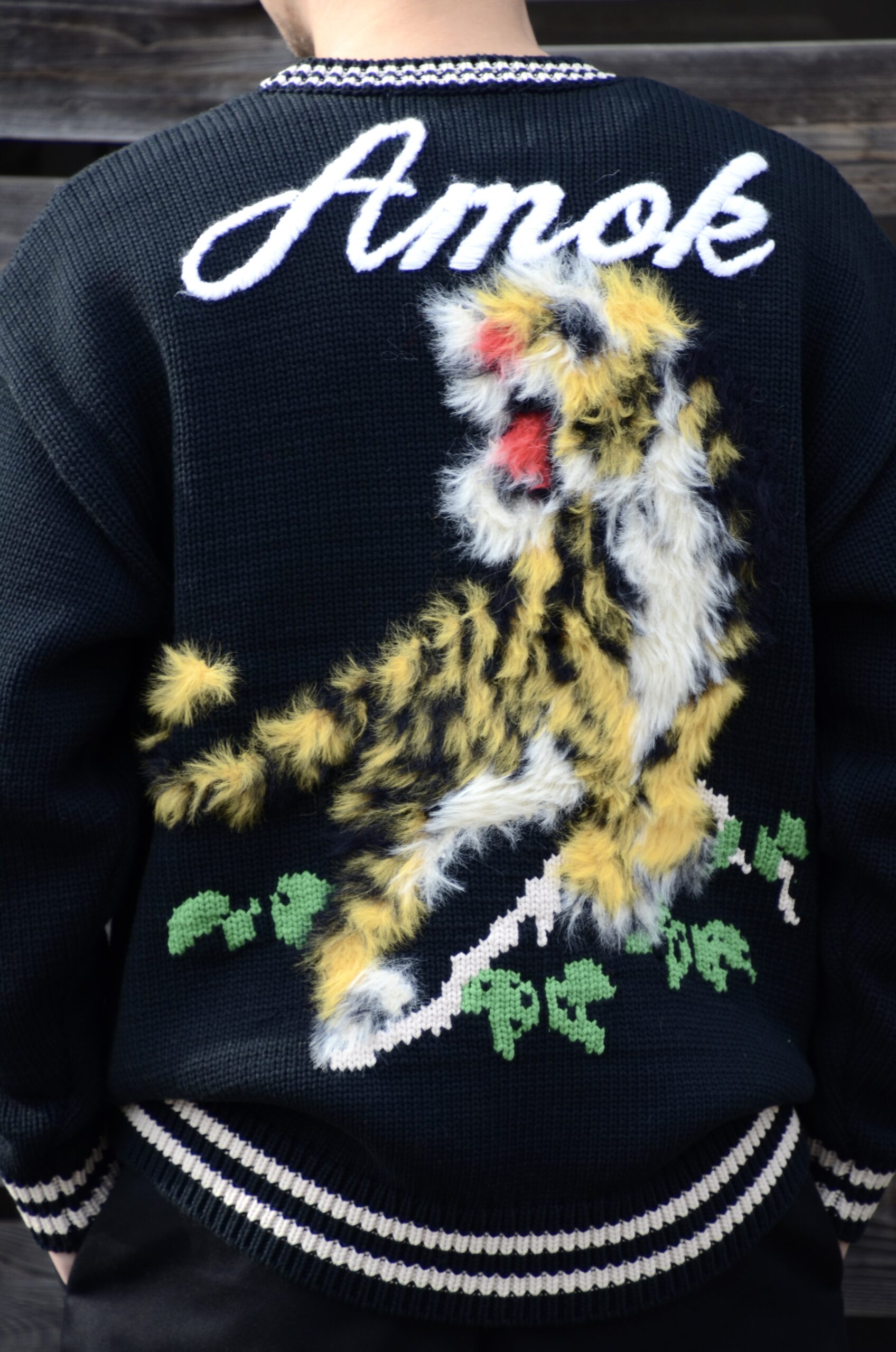 amok アモク TIGER KNIT 24SS タイガーニット b