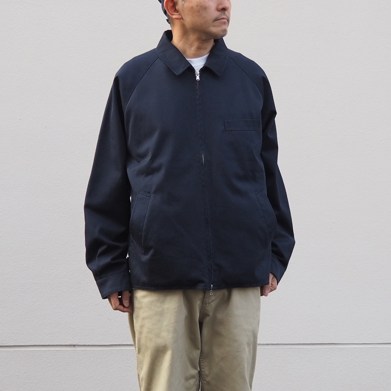 nanamica　WINDSTOPPER Chino Crew Jacket (N Navy) SUAF365