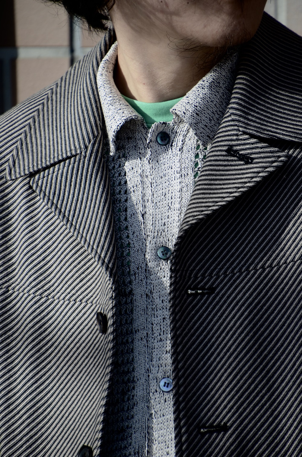 YOKE ヨーク DIAGONAL STRIPE CAR JACKET