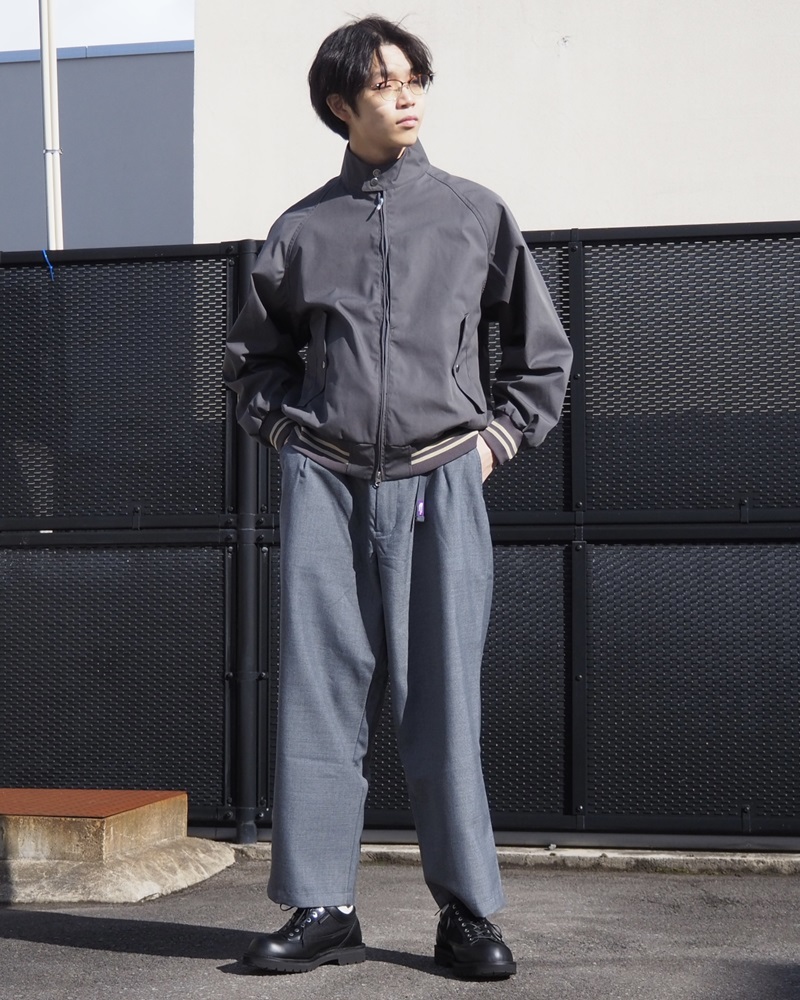 THE NORTH FACE PURPLE LABEL】”Polyester Wool Oxford Wide Tapered 