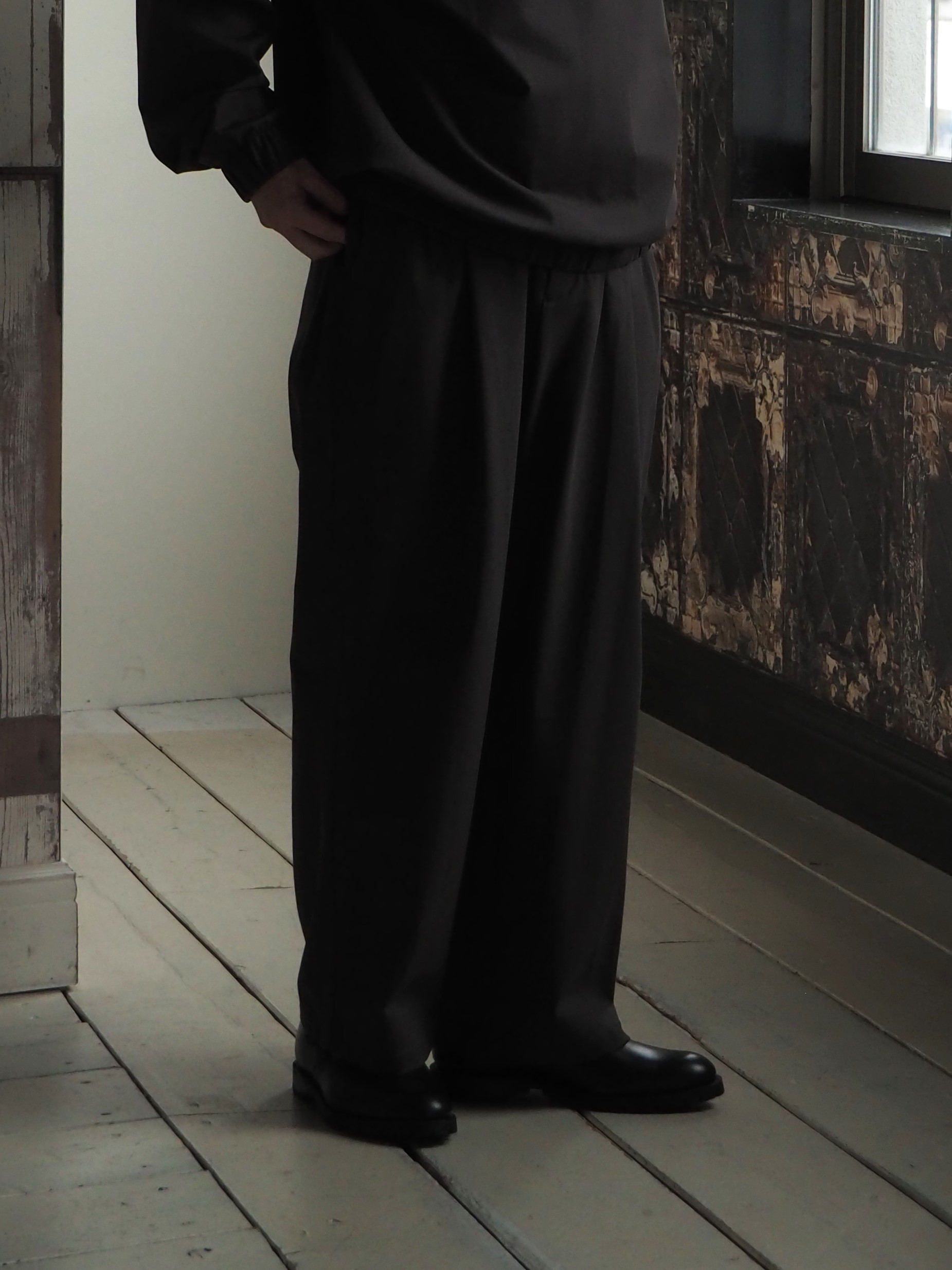 WEWILL】 ウィーウィル ＜HOODED COAT＞&＜GATHERING SHIRT＞&＜PAJAMA