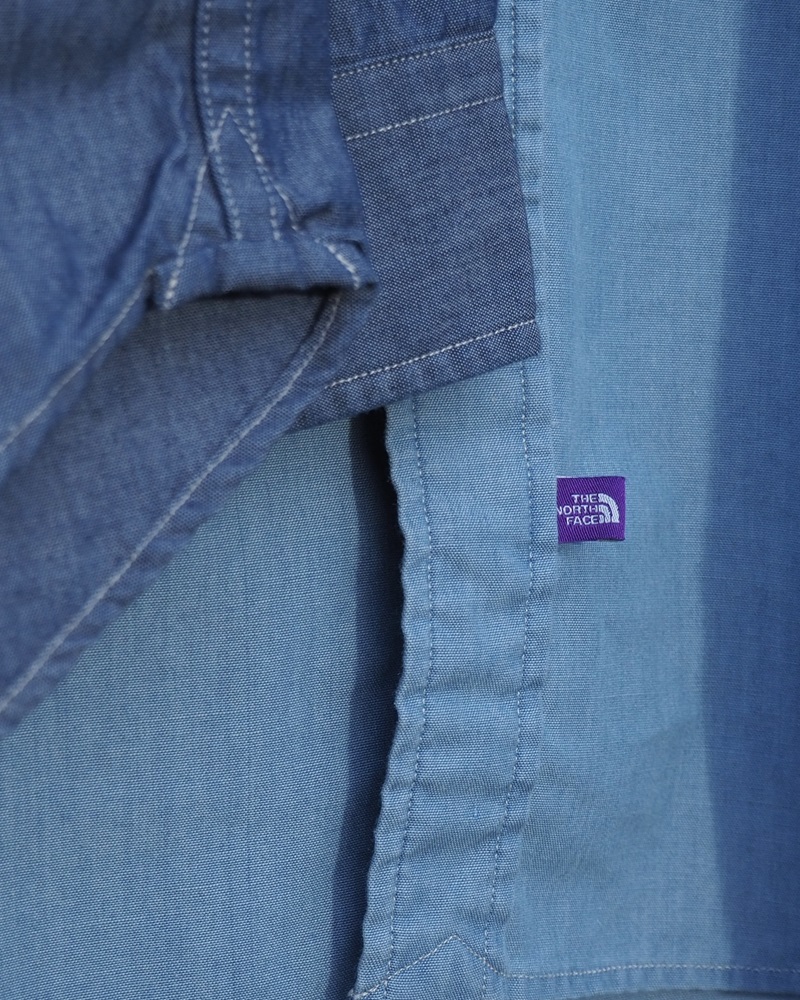 THE NORTH FACE PURPLE LABEL】”Regular Collar Chambray Field Shirt