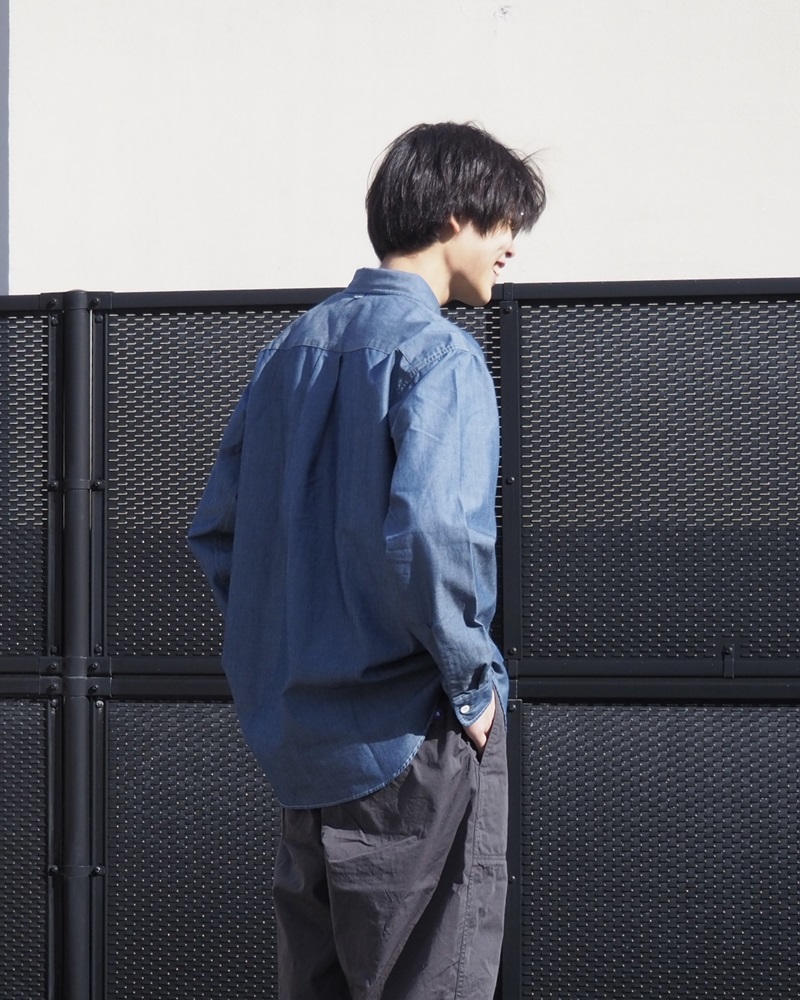 THE NORTH FACE デニムシャツ L NT3361N THE NORTH FACE PURPLE LABEL Regular Collar Chambray Field Shirt