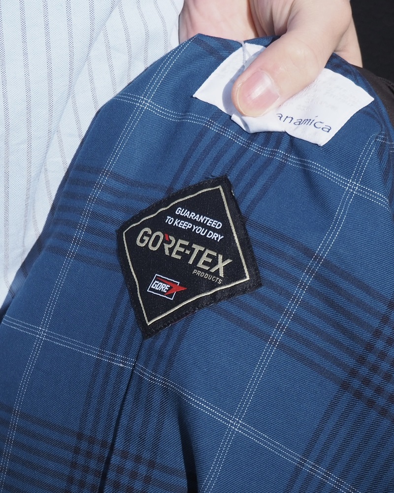 nanamica】”GORE-TEX Short Soutien Collar Coat” SUBF355