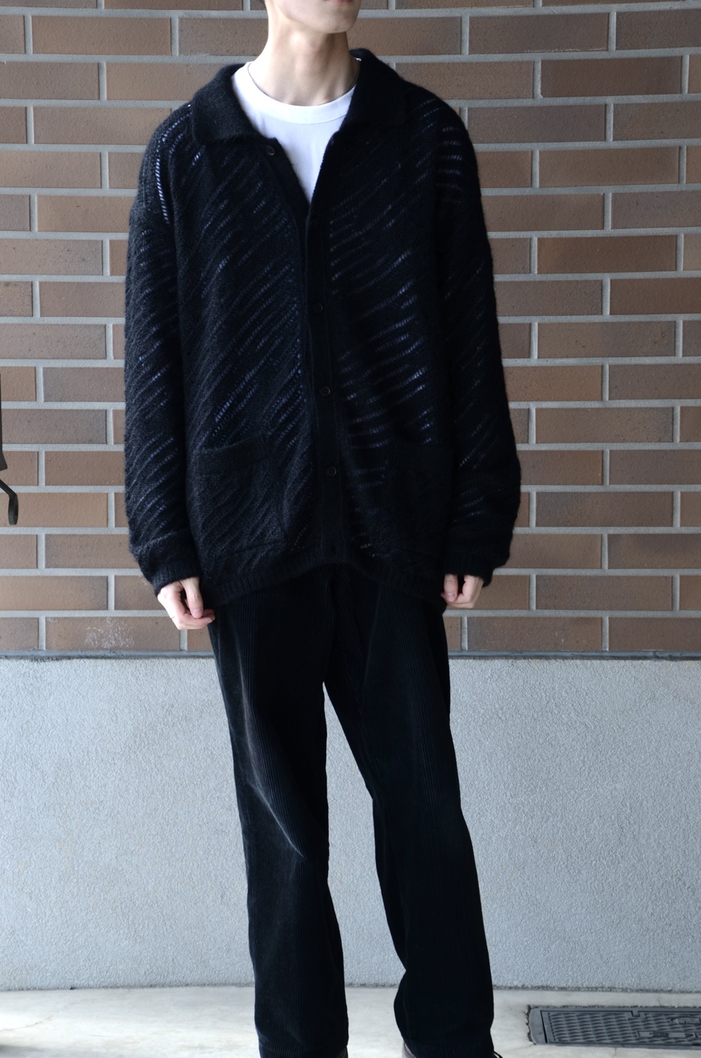 YOKE ヨーク SILK MOHAIR BUTTONED CARDIGAN