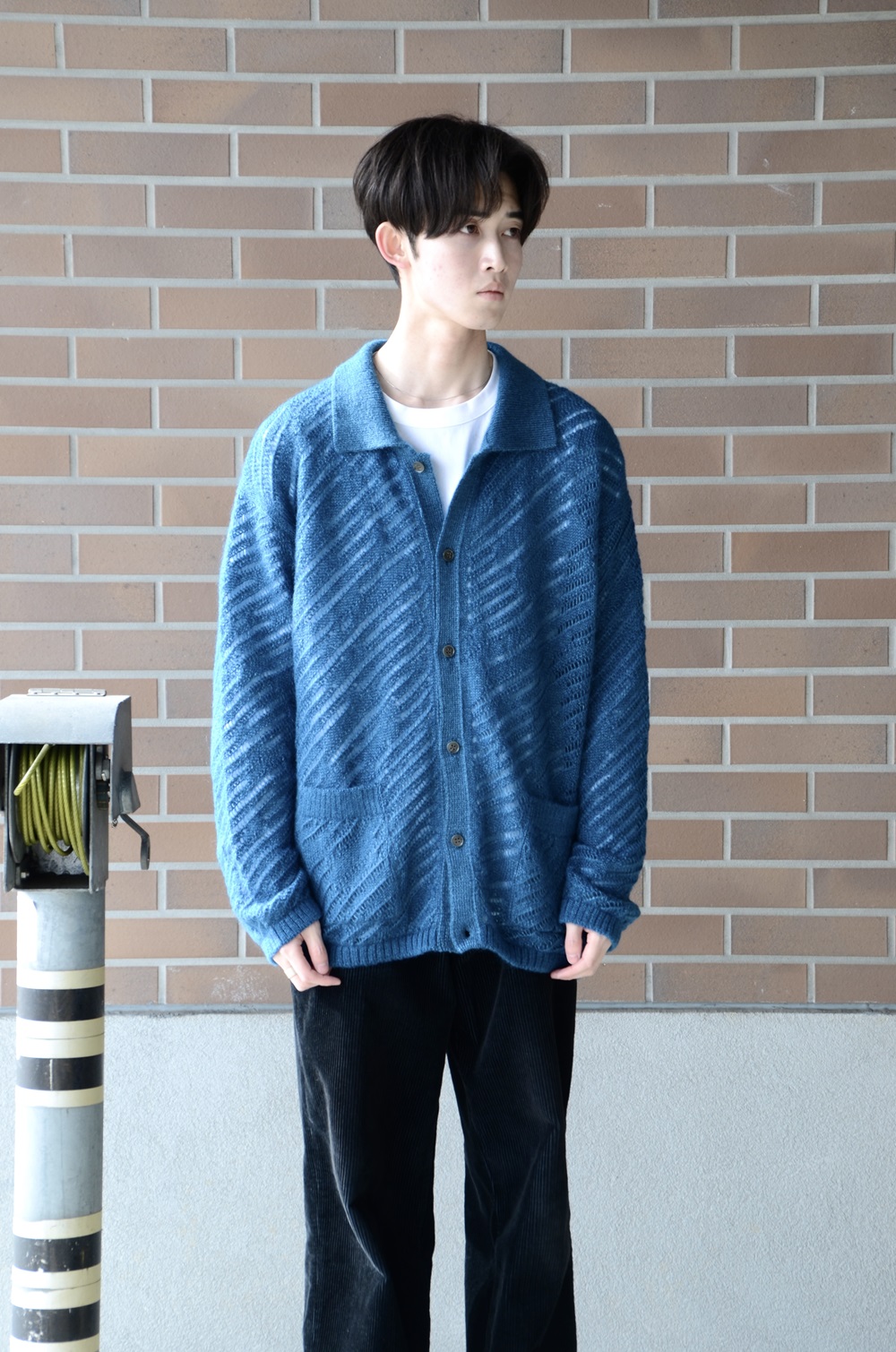 YOKE ヨーク SILK MOHAIR BUTTONED CARDIGAN