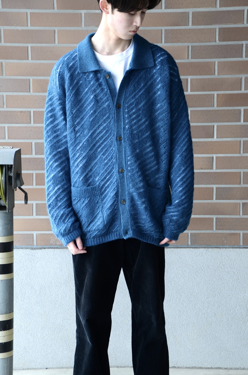 YOKE ヨーク SILK MOHAIR BUTTONED CARDIGAN