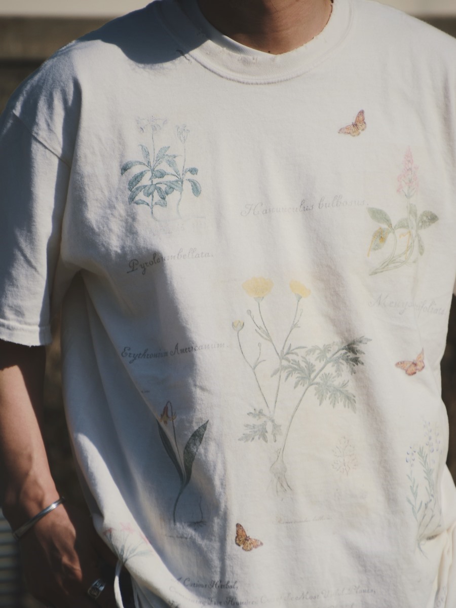 ANCELLM アンセルム BOTANICAL T-SHIRT