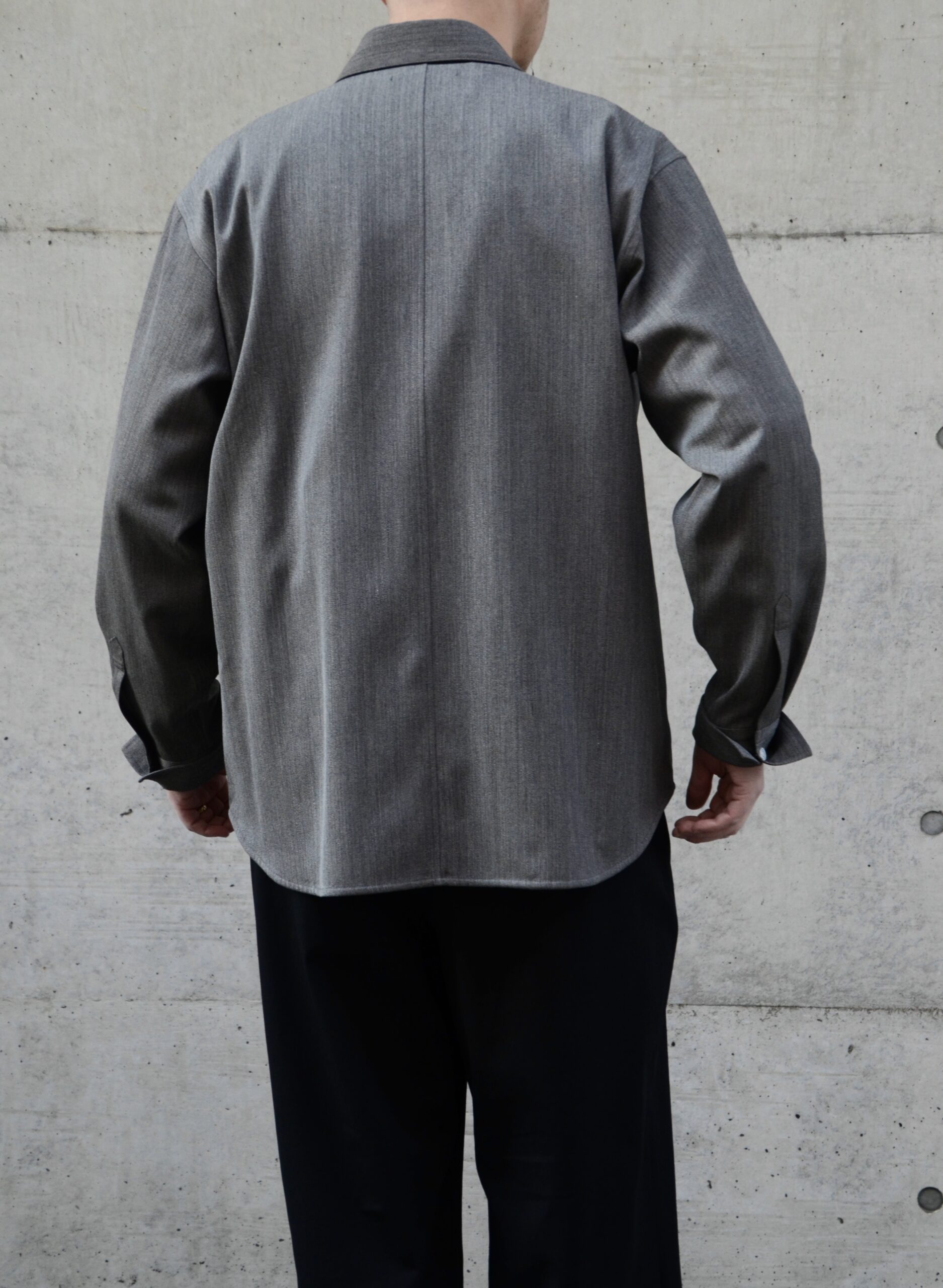 CINOH チノ】 CIENTO EXCLUSIVE ITEM !! ＜SUMMER WOOL PULLOVER SHIRT 