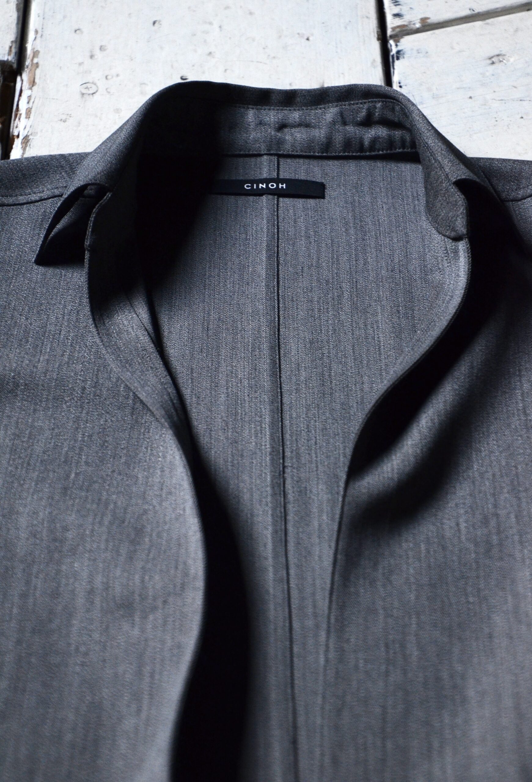 CINOH チノ】 CIENTO EXCLUSIVE ITEM !! ＜SUMMER WOOL PULLOVER SHIRT 