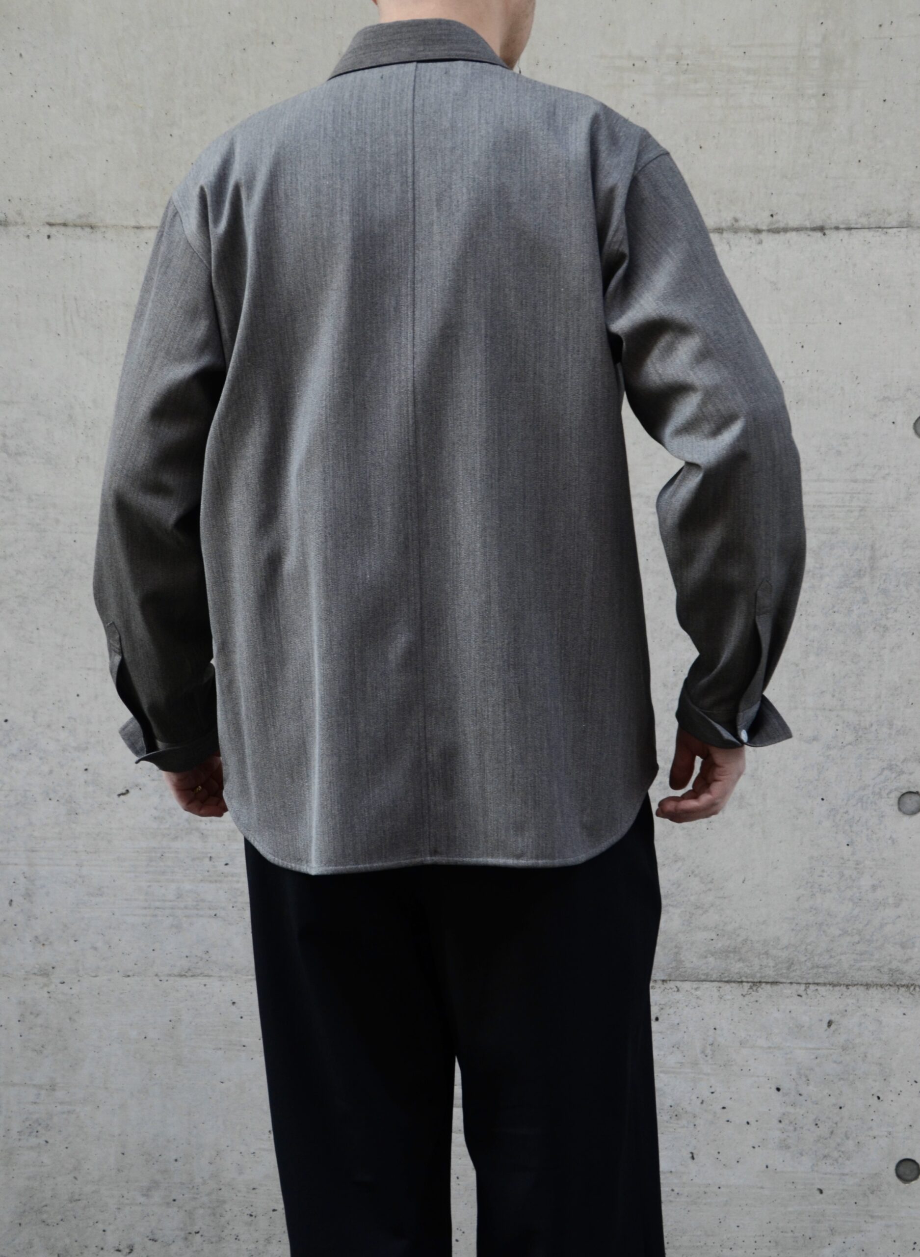 CINOH チノ CIENTO EXCLUSIVE ITEM SUMMER WOOL PULLOVER SHIRT シャツ シエント別注 f