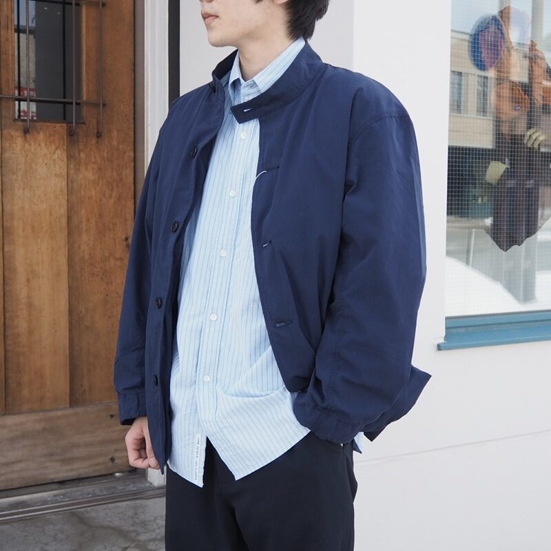 nanamica BAND COLLAR JACKET メッシュジャケット(nanamica nanamica BAND COLLAR JACKET メッシュジャケット(nanamica