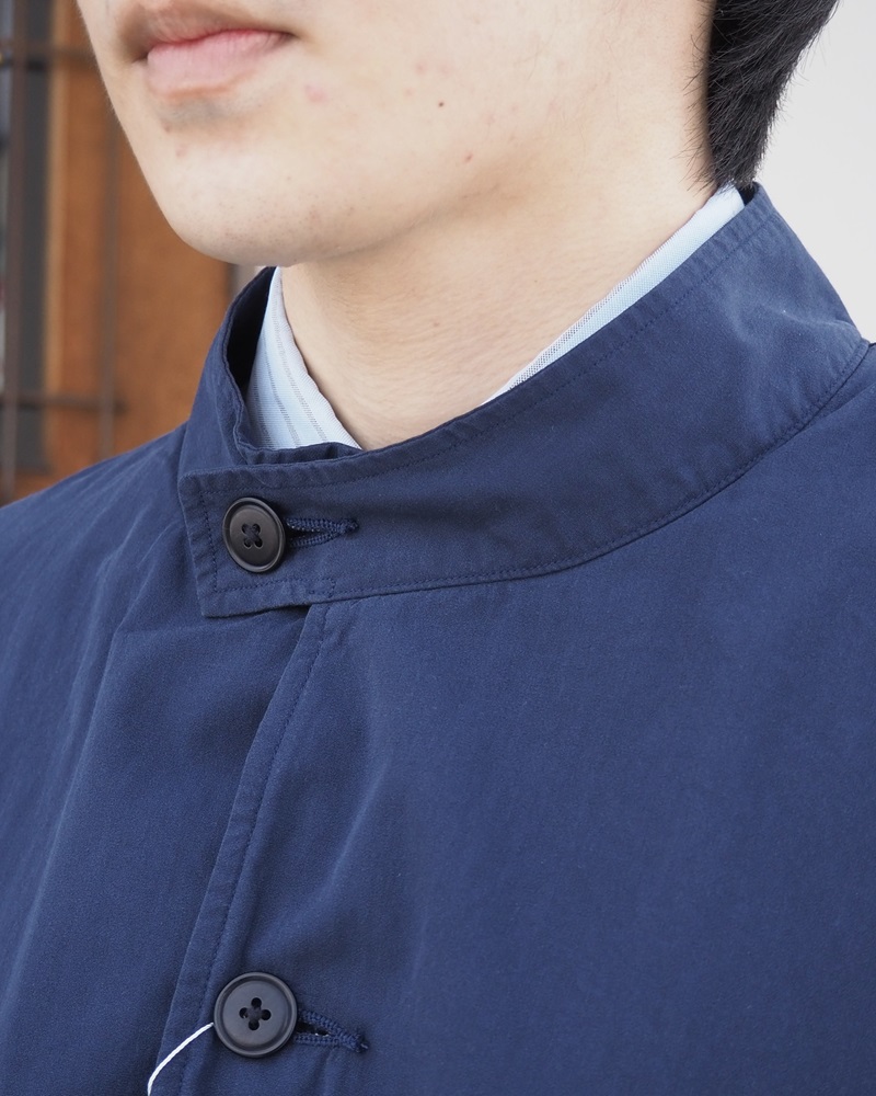 nanamica バンドカラージャケット navy S nanamica (ナナミカ) Band Collar Jacket / バンドカラージャケット