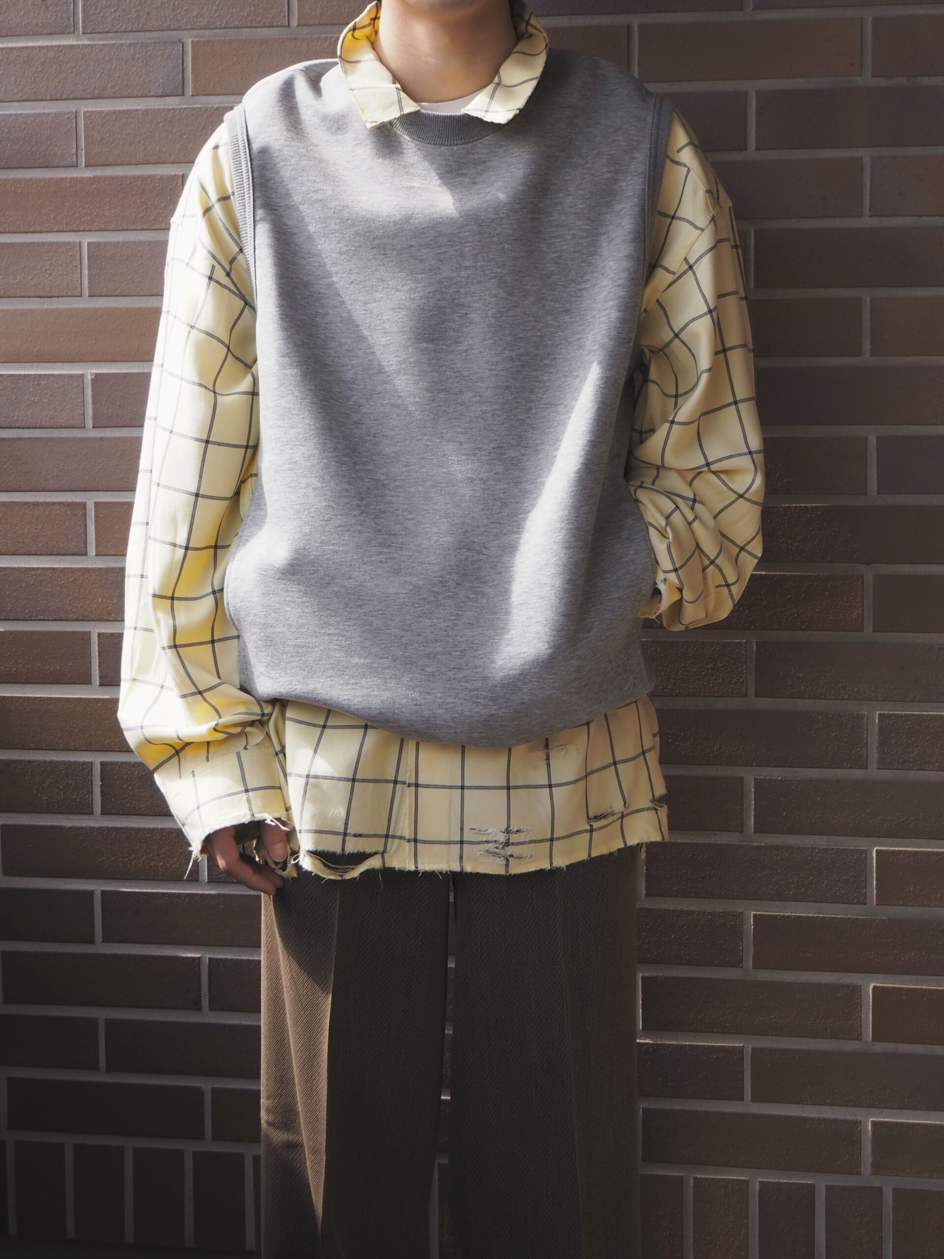 ANCELLM】 RAYON CHECK CRASH LS SHIRT | CIENTO BLOG