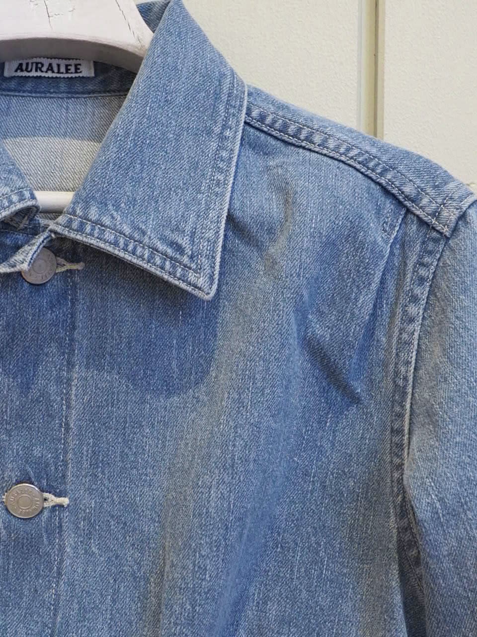 AURALEE】桜の季節に “SELVEDGE FADED LIGHT DENIM BLOUSON AURALEE】桜の季節に “SELVEDGE FADED LIGHT DENIM BLOUSON