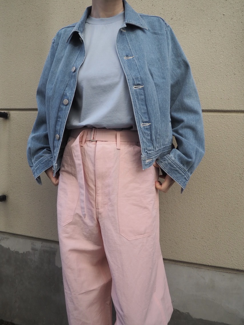 AURALEE】桜の季節に “SELVEDGE FADED LIGHT DENIM BLOUSON AURALEE】桜の季節に “SELVEDGE FADED LIGHT DENIM BLOUSON