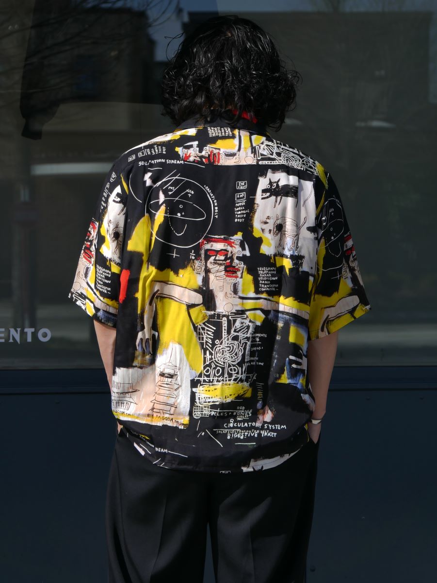 WACKO MARIA ワコマリア ×JEAN-MICHEL BASQUIAT S／S HAWAIIAN SHIRT  