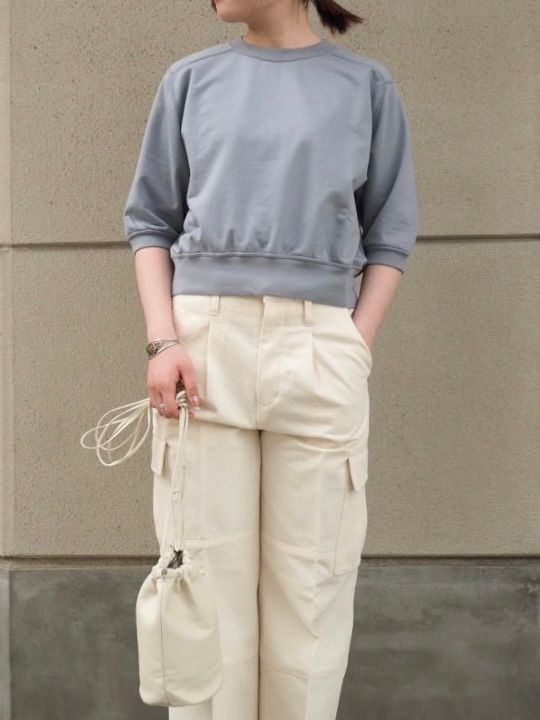 ELASTIC HIGH GAUGE SWEATP/O - AURALEE Official Website