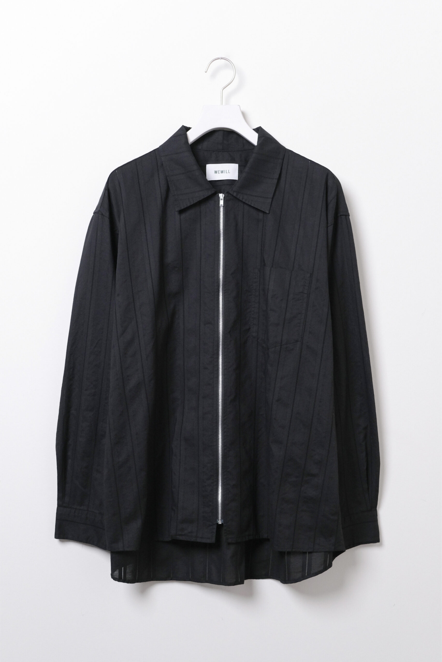 WEWILL】ウィーウィル ＜LS ZIP SHIRT＞＆＜CUT-OFF SLEEVE SHIRT 