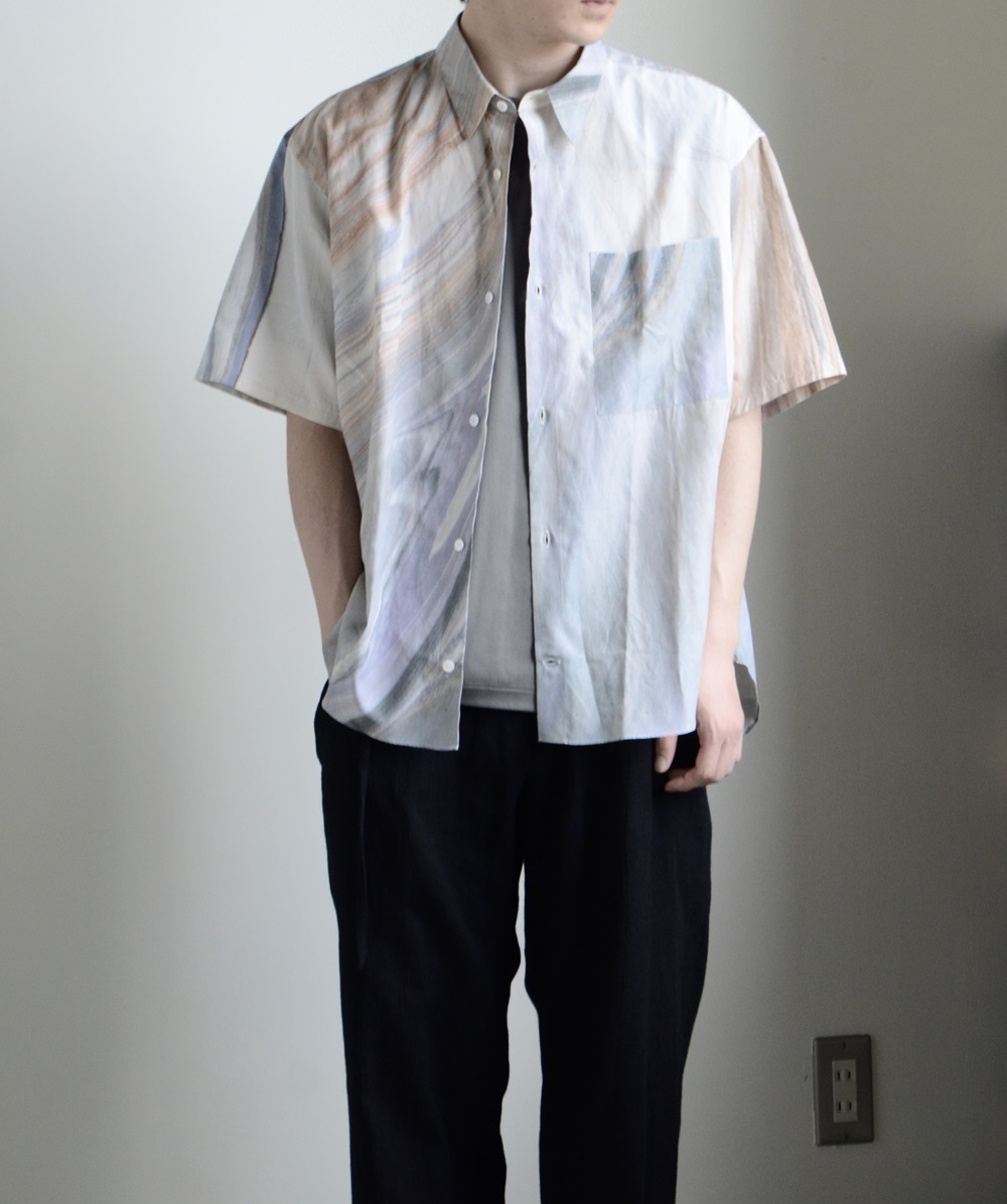 【seya.】ETERNAL SHIRT/ LINEN MESH/ SALT seya.(セヤ)】ETERNAL SHIRT/ LINEN MESH/ SALT - VELVET