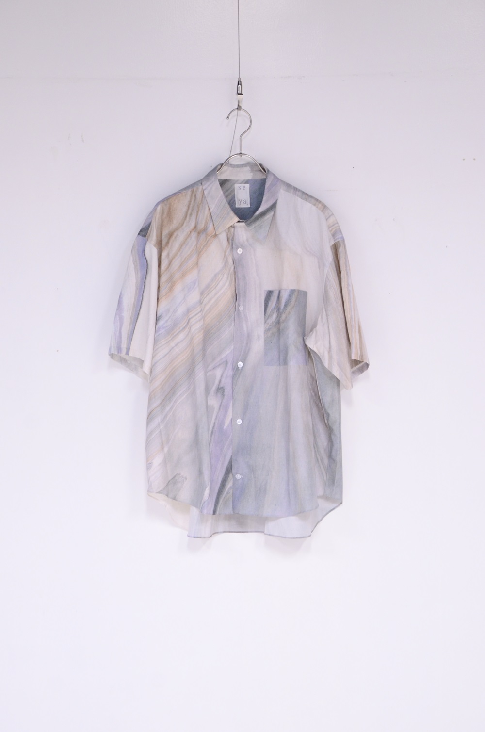 【seya.】ETERNAL SHIRT/ LINEN MESH/ SALT seya. セヤ ETERNAL SHIRT/ LINEN MESH