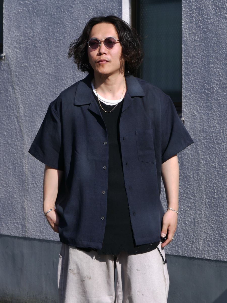 ANCELLM アンセルム L/S Tシャツ 2024SS ブラック ANCELLM（アンセルム