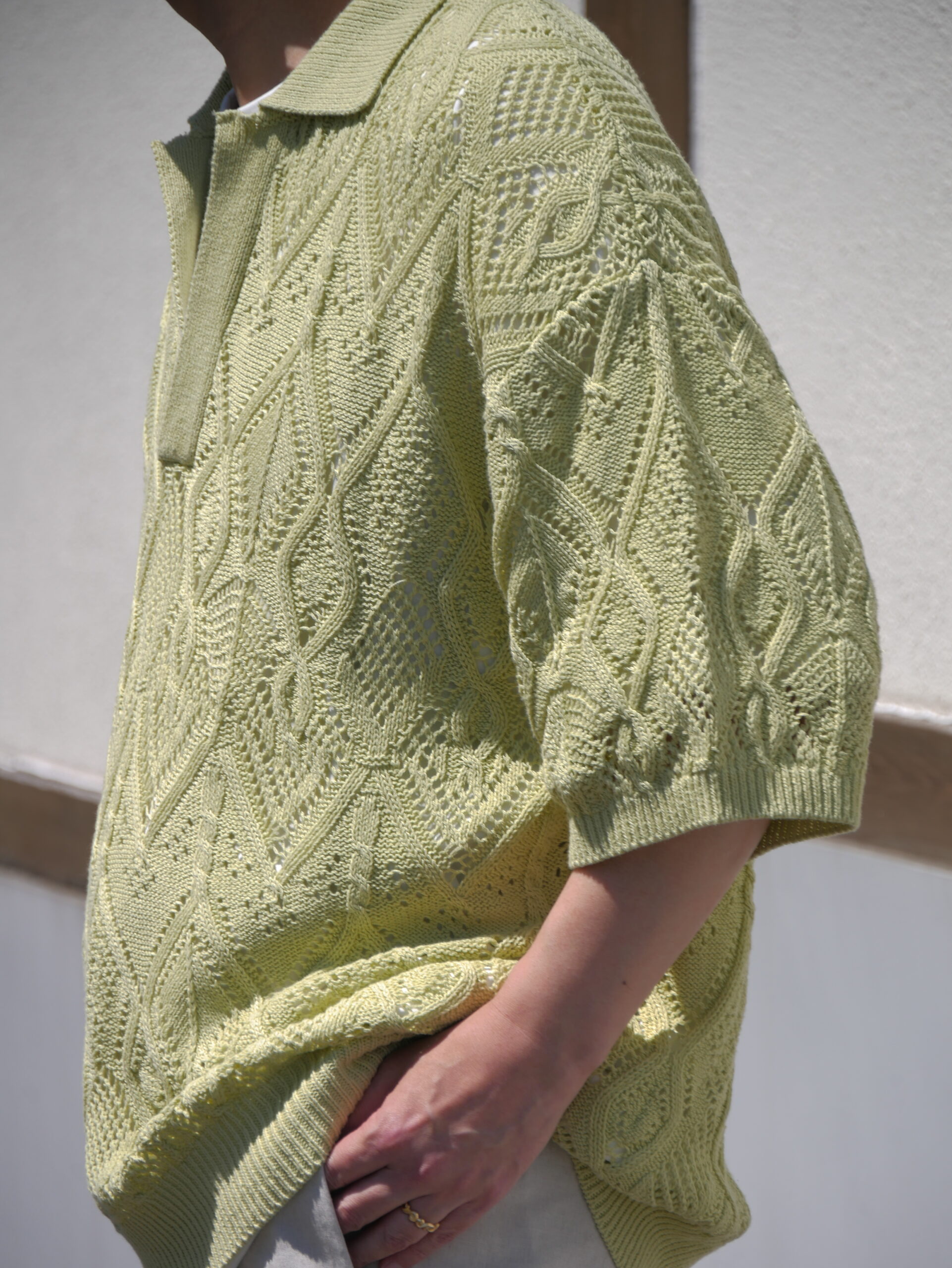 ANEI スキッパーニットポロ ANEI】のニットポロで色々なスタイリング | CIENTO BLOG