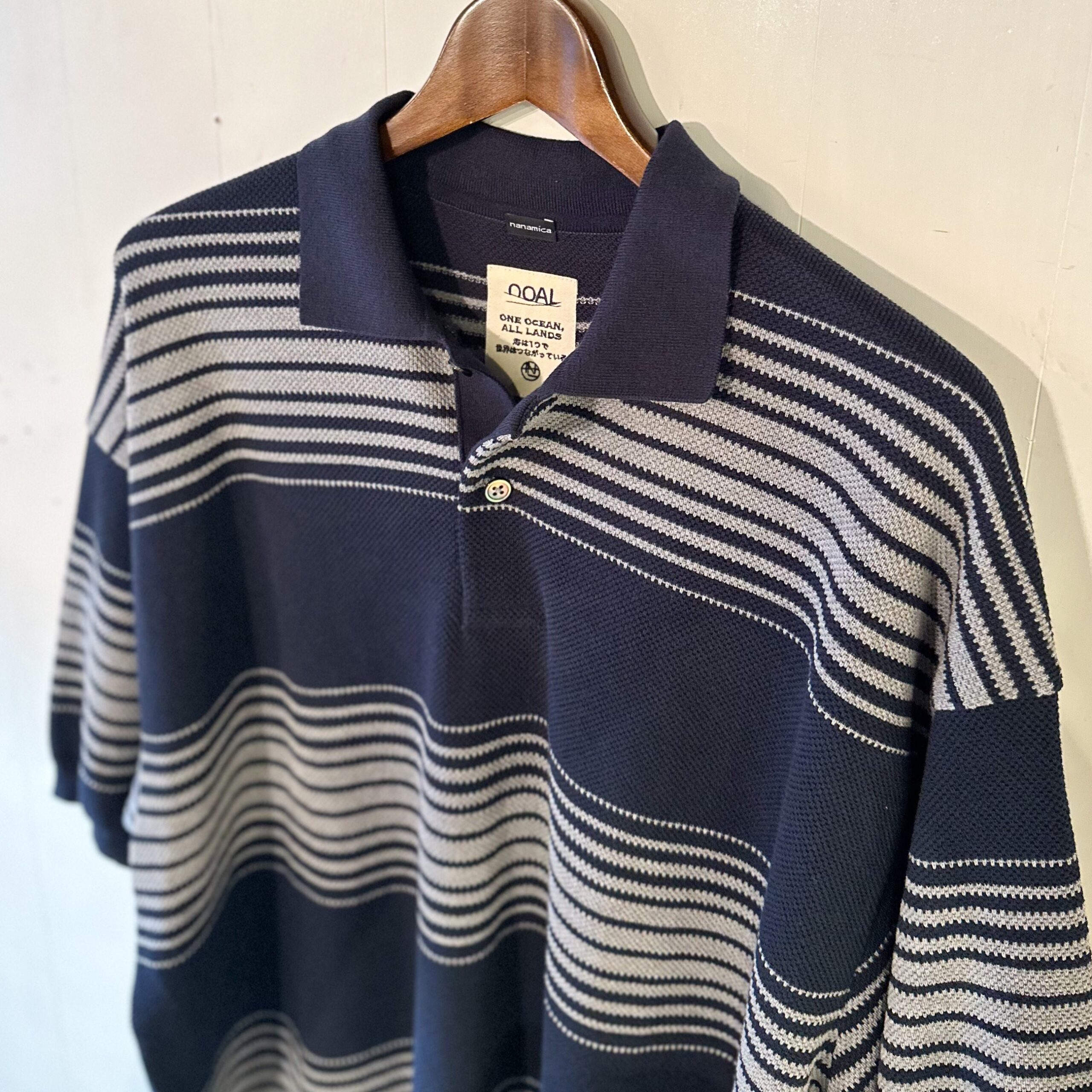 nanamica】-Stripe Polo Sweater- | CIENTO BLOG