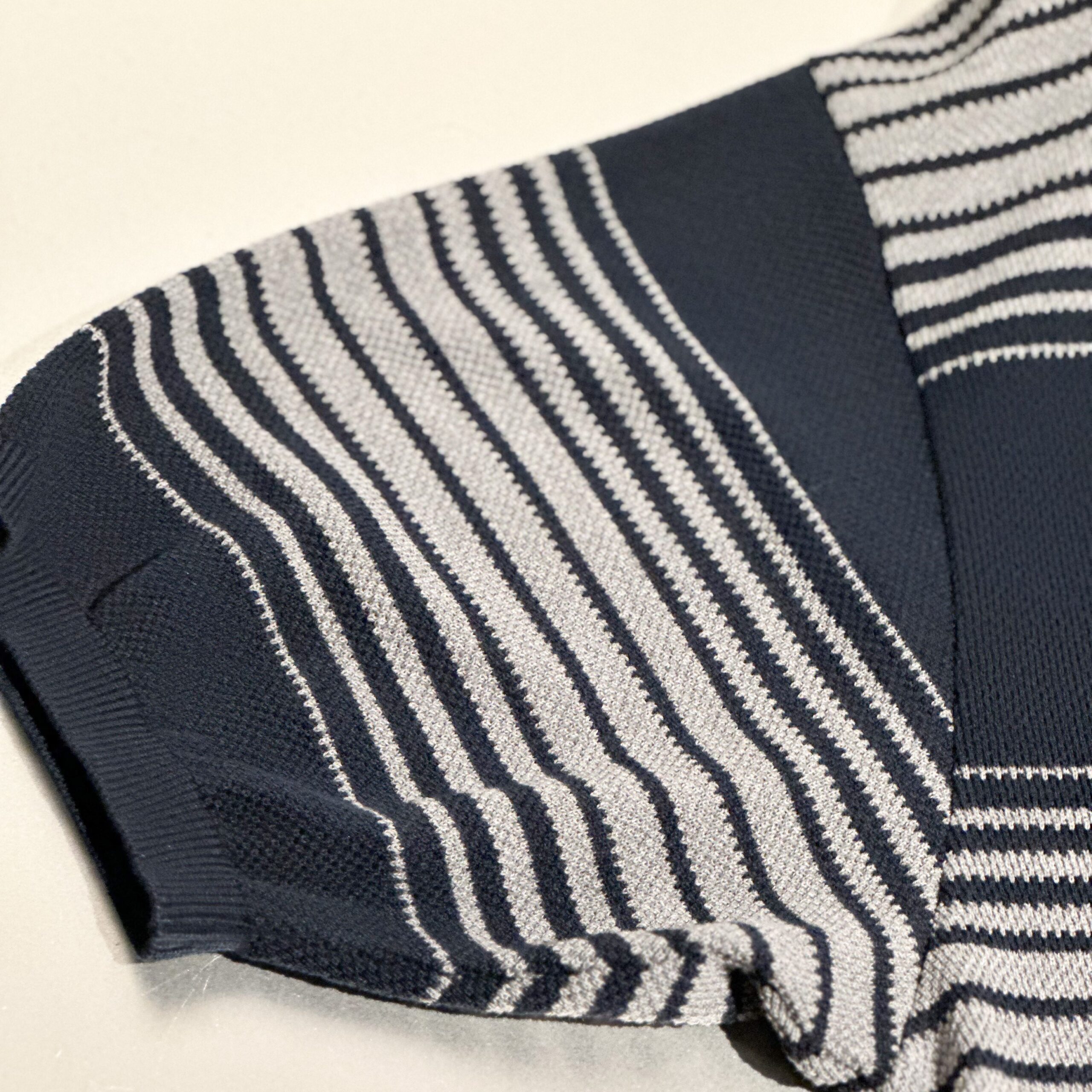 nanamica】-Stripe Polo Sweater- | CIENTO BLOG