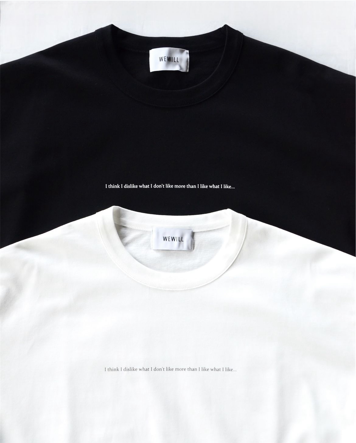 WEWILL I THINK T-SHIRT ウィーウィル Tシャツ c