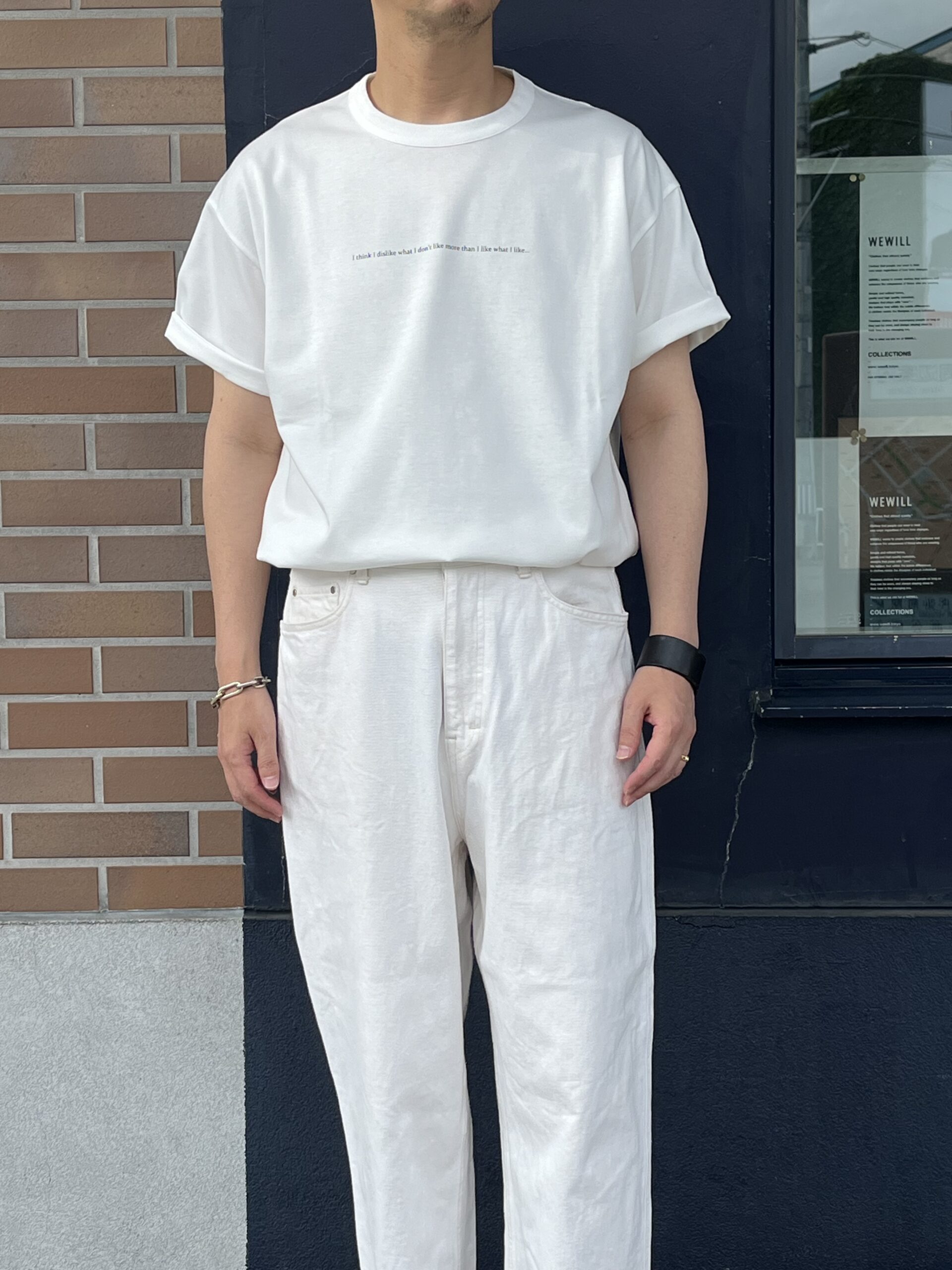 WEWILL I THINK T-SHIRT ウィーウィル Tシャツ e