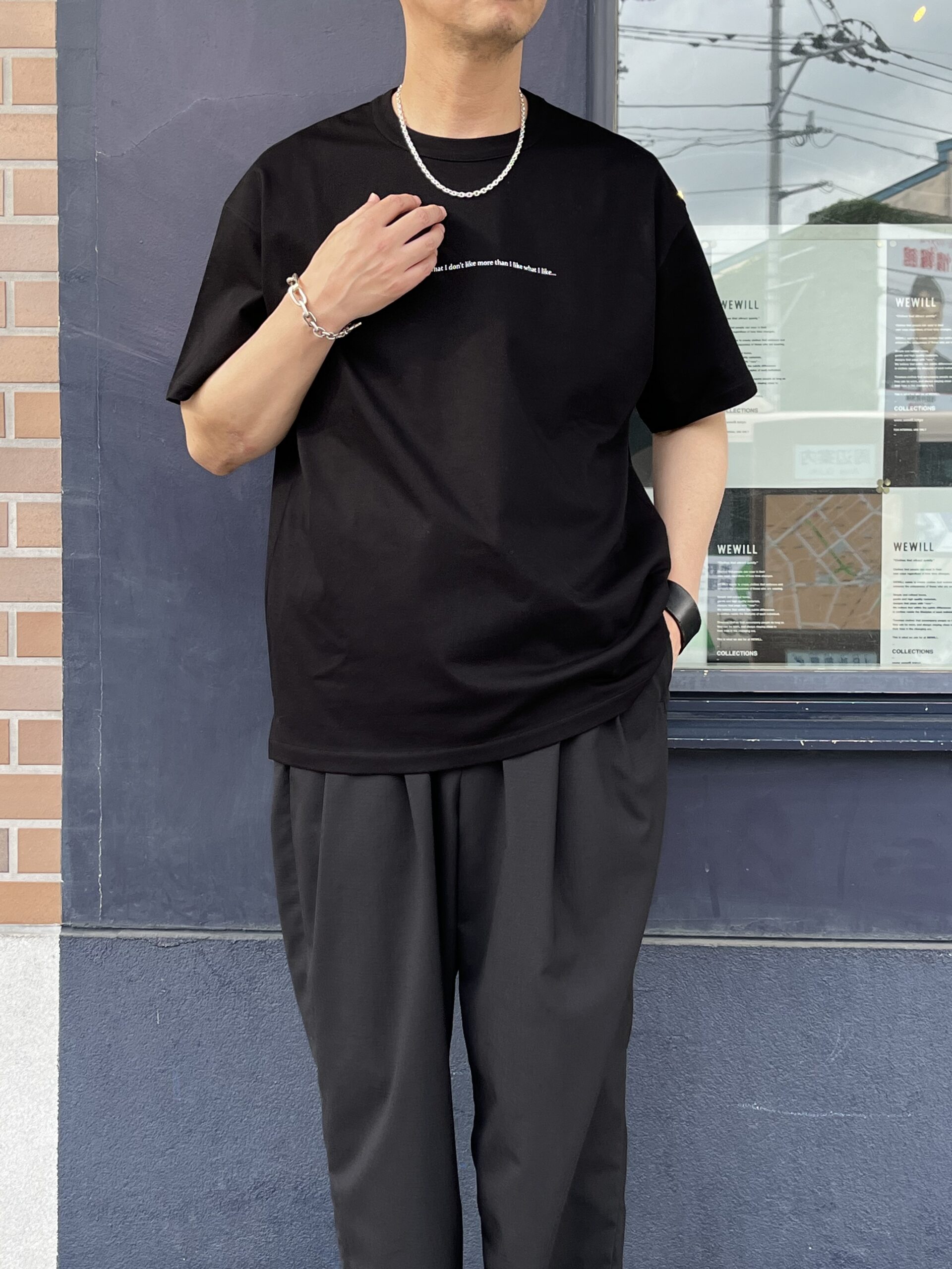 WEWILL I THINK T-SHIRT ウィーウィル Tシャツ i