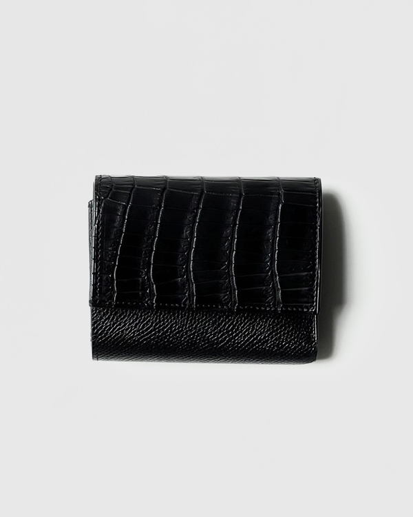 ITUAIS】H.C.P[FRANCE] CROCODILE POROSUS “TRÊS Wallet”“Fragment