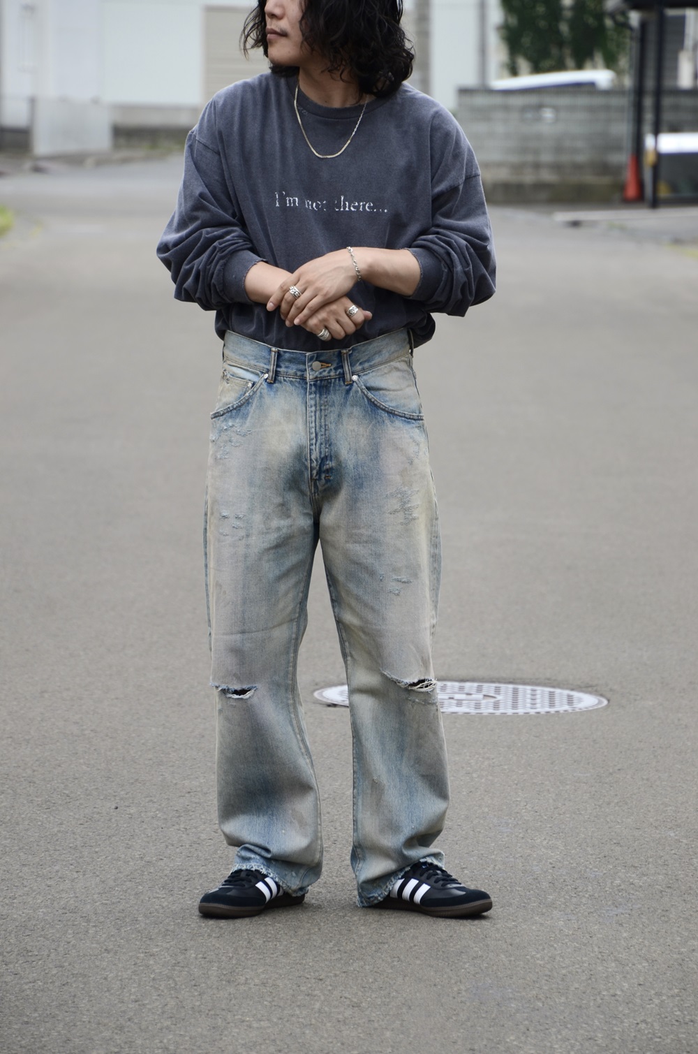 ANCELLM】“P/DAMAGE DENIM STRAIGHT 5P PANTS” ストレートデニムが今の 