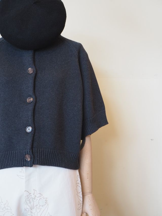 DEMYLEE】半袖コットンニットカーディガン | CIENTO BLOG
