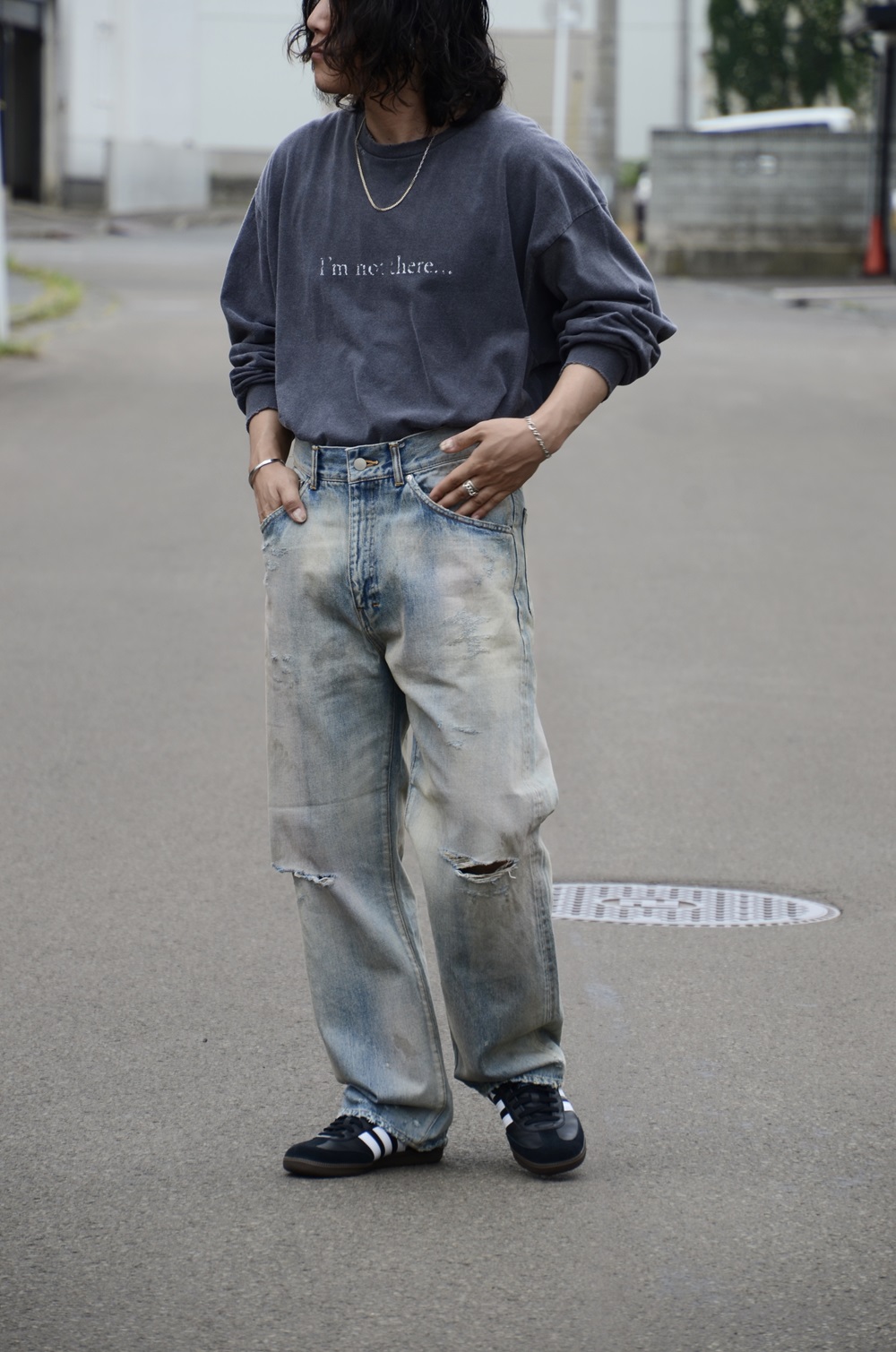 ANCELLMUSEDSTRAIGHT5PDENIMPANTSアンセルムデニム P/DAMAGE DENIM STRAIGHT 5P PANTS | ANCELLM(アンセルム