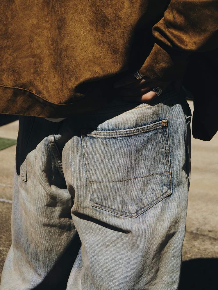 ANCELLM】 名作を継承した新型デニムパンツ “P/TAPERED 5P DENIM PANTS