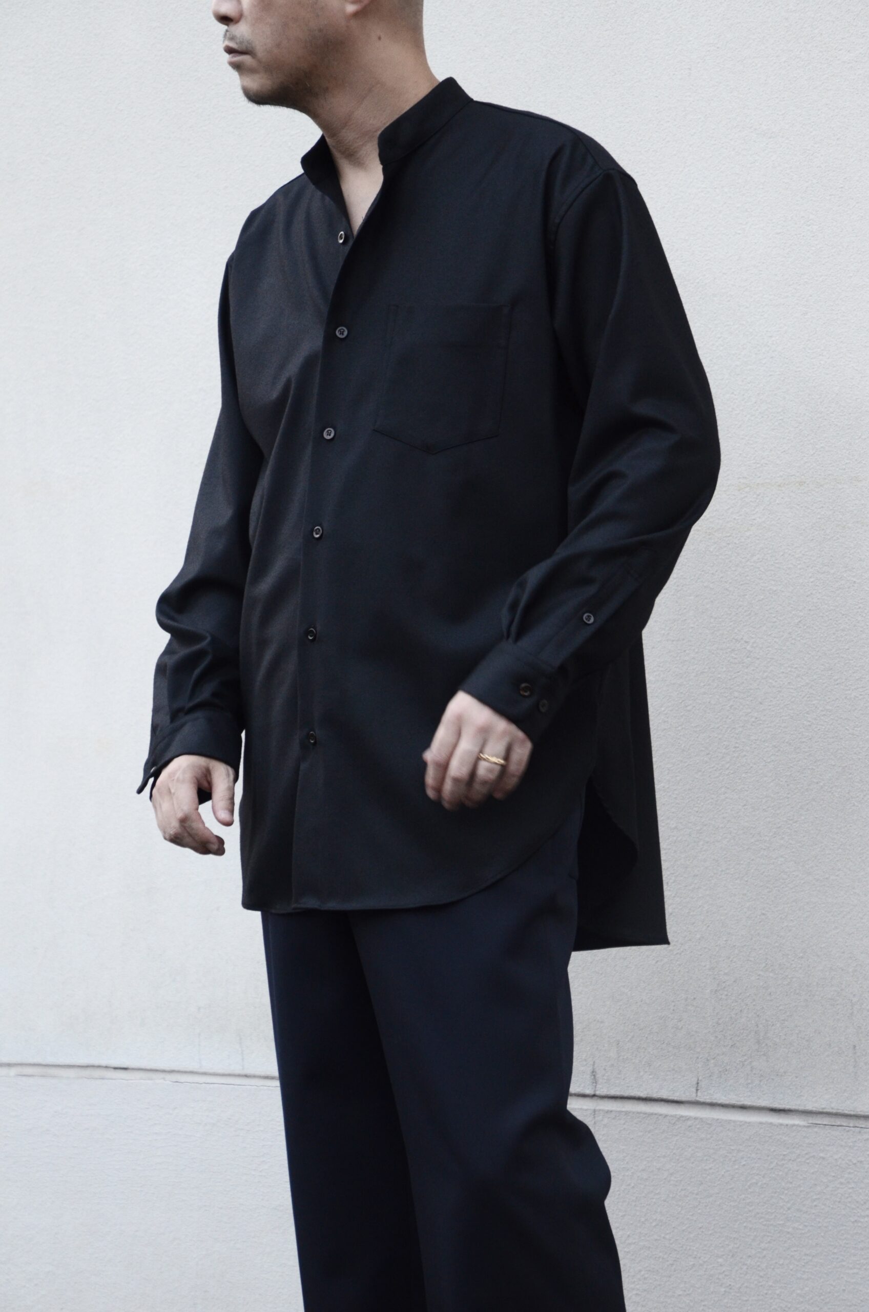 WEWILL】 ウィーウィルのバンドカラーシャツはやはり評判が良いです