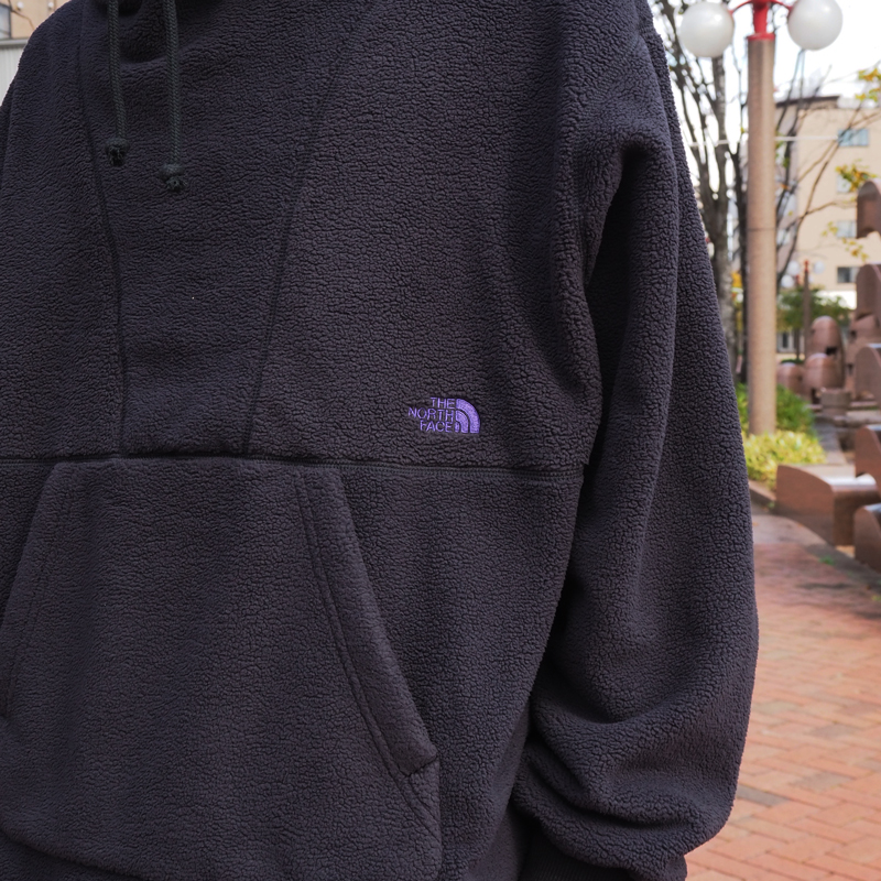 ノースフェイスパープルレーベルのBoa Fleece Field Pullover 