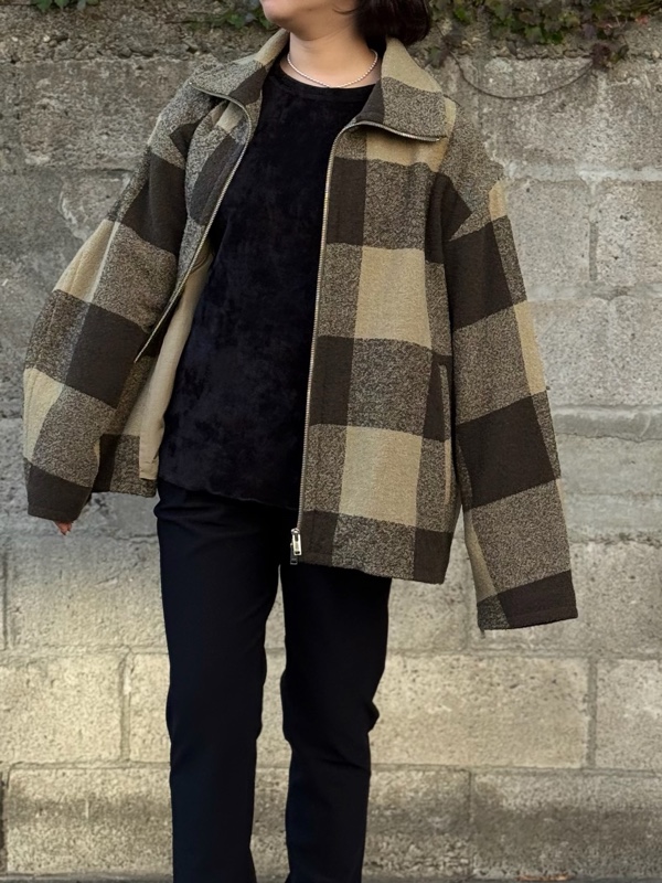 YOKE】 Buffalo Plaid Stand Collar Zip Blouson | CIENTO BLOG YOKE】 Buffalo Plaid Stand Collar Zip Blouson | CIENTO BLOG