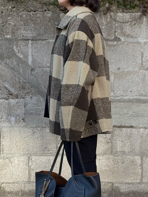YOKE】 Buffalo Plaid Stand Collar Zip Blouson | CIENTO BLOG