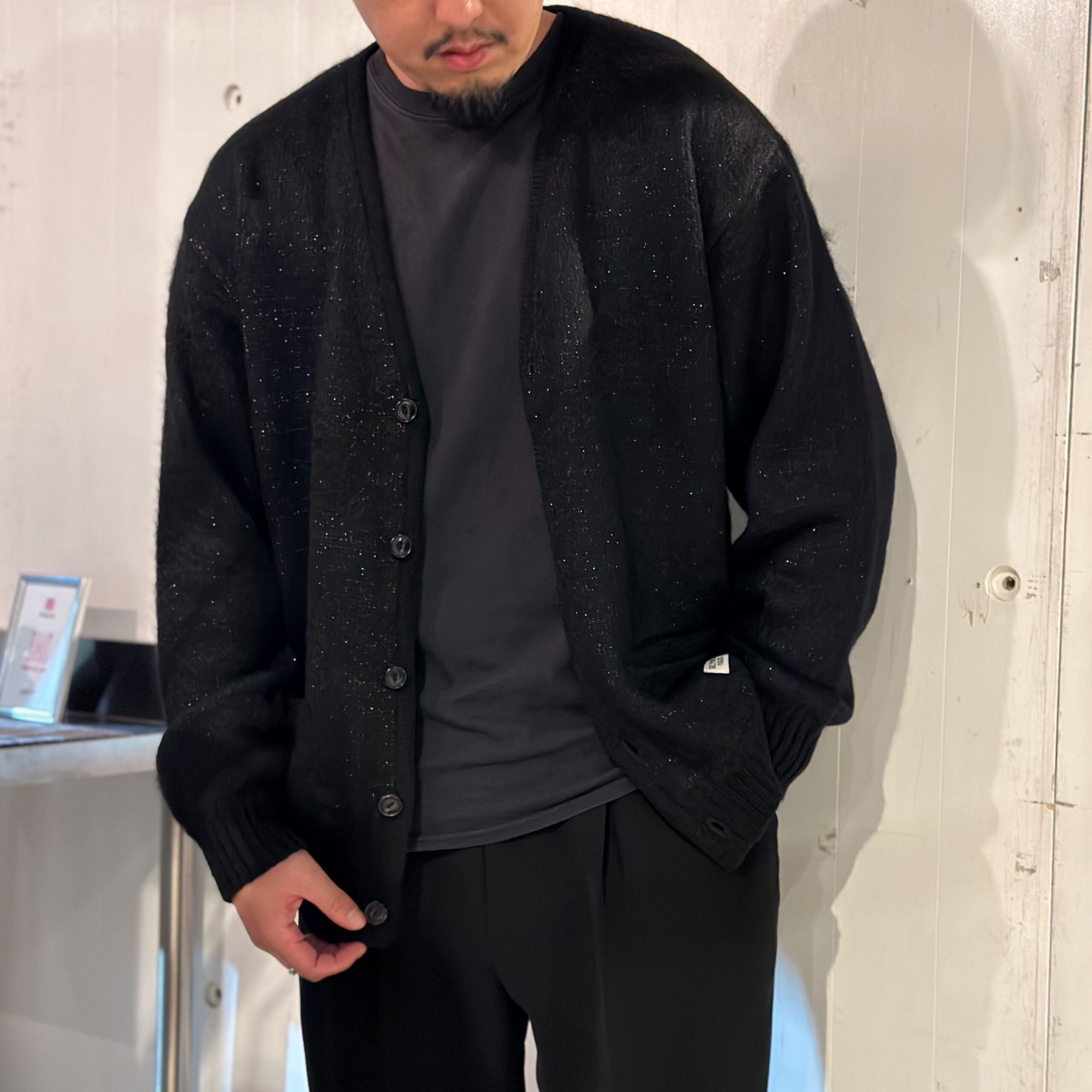 WACKO MARIA ワコマリア 24AW GLITTER MOHAIR CARDIGAN ( TYPE-1 