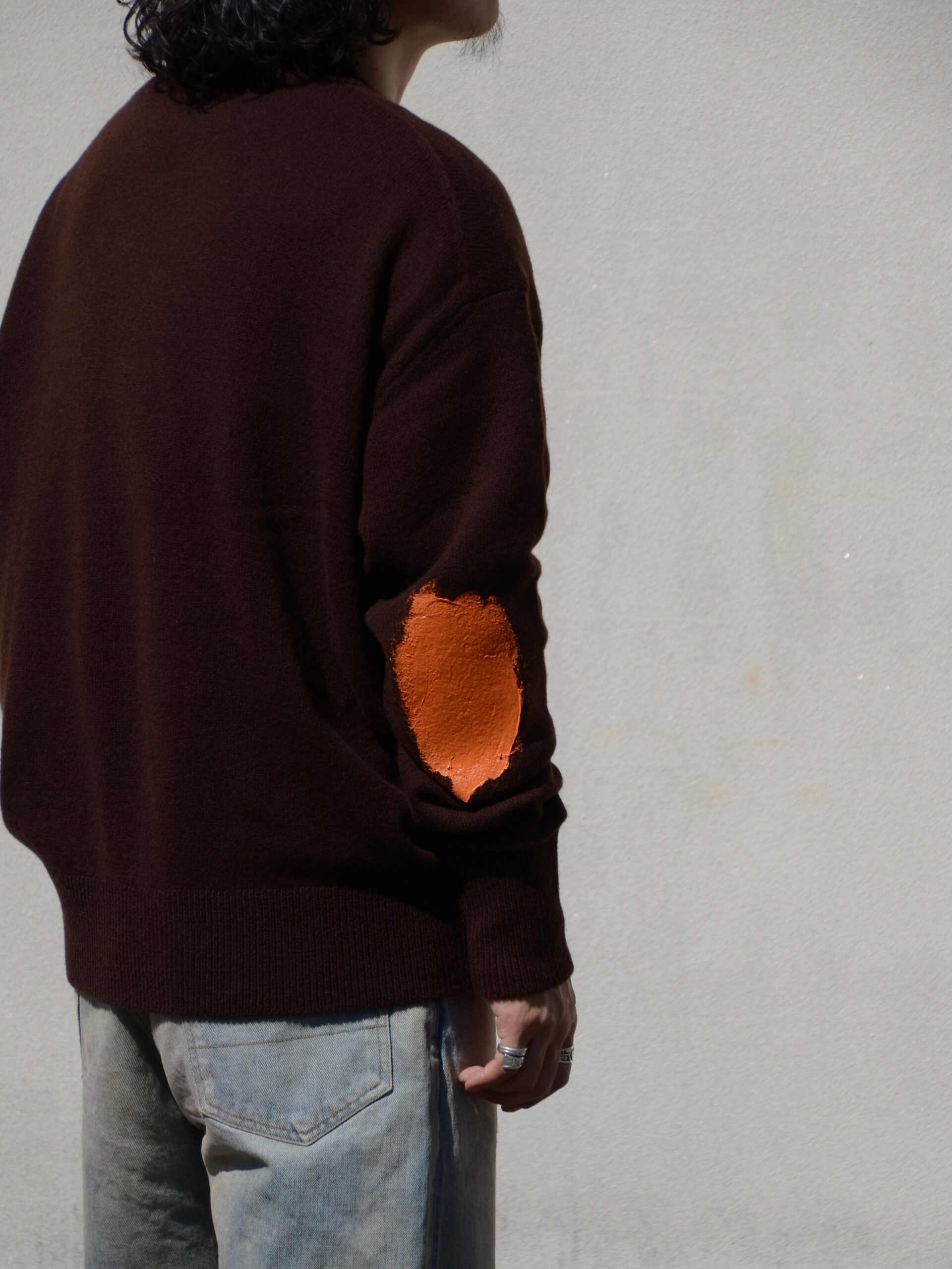 新品 YOKE 24AW PLATING プレーティング編み ニット オレンジ 新品 YOKE 24AW PLATING プレーティング編み ニット オレンジ