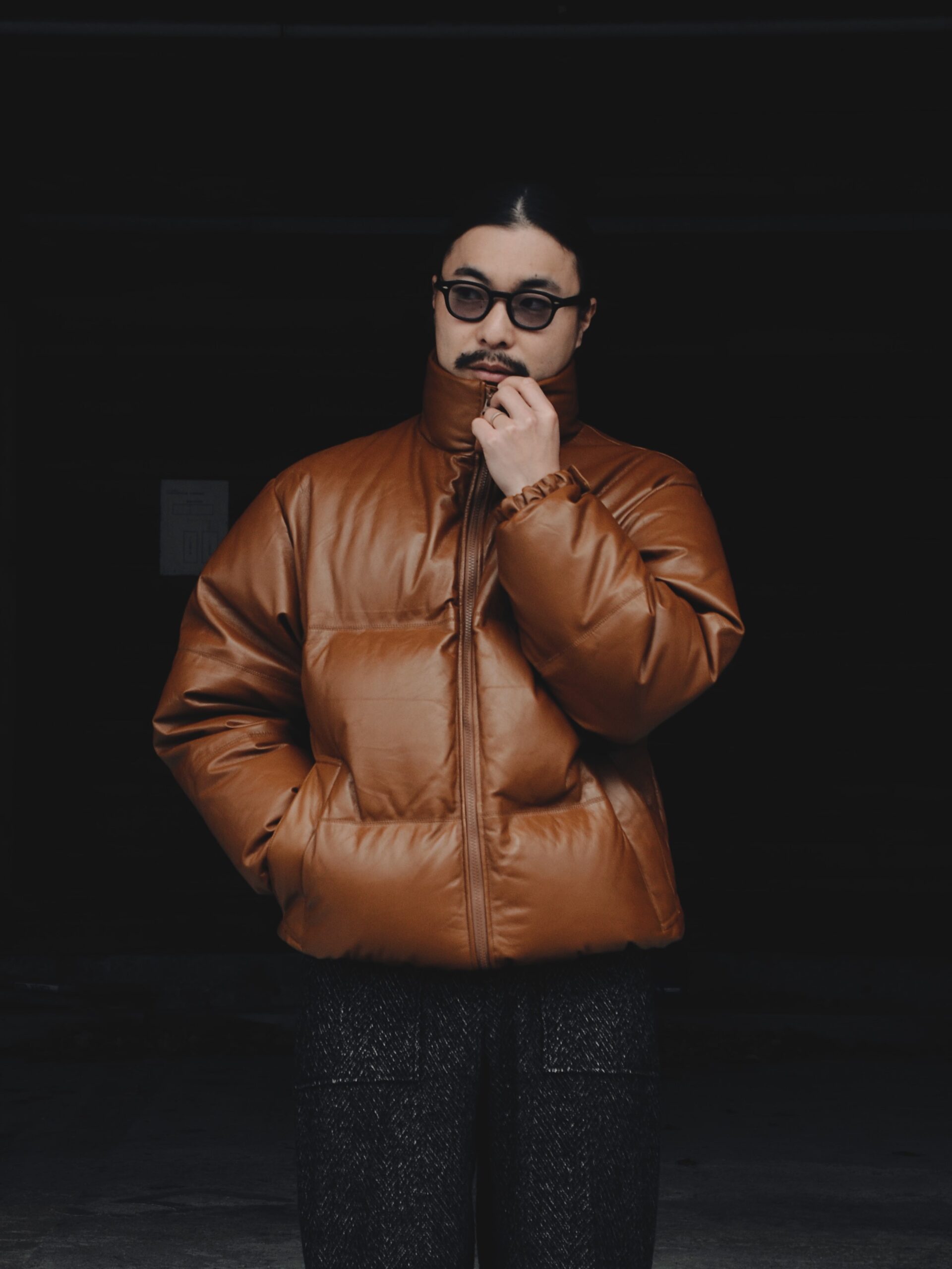 WACKO MARIA】 名作 “LEATHER DOWN JACKET (TYPE-2)”に新色「BROWN」が